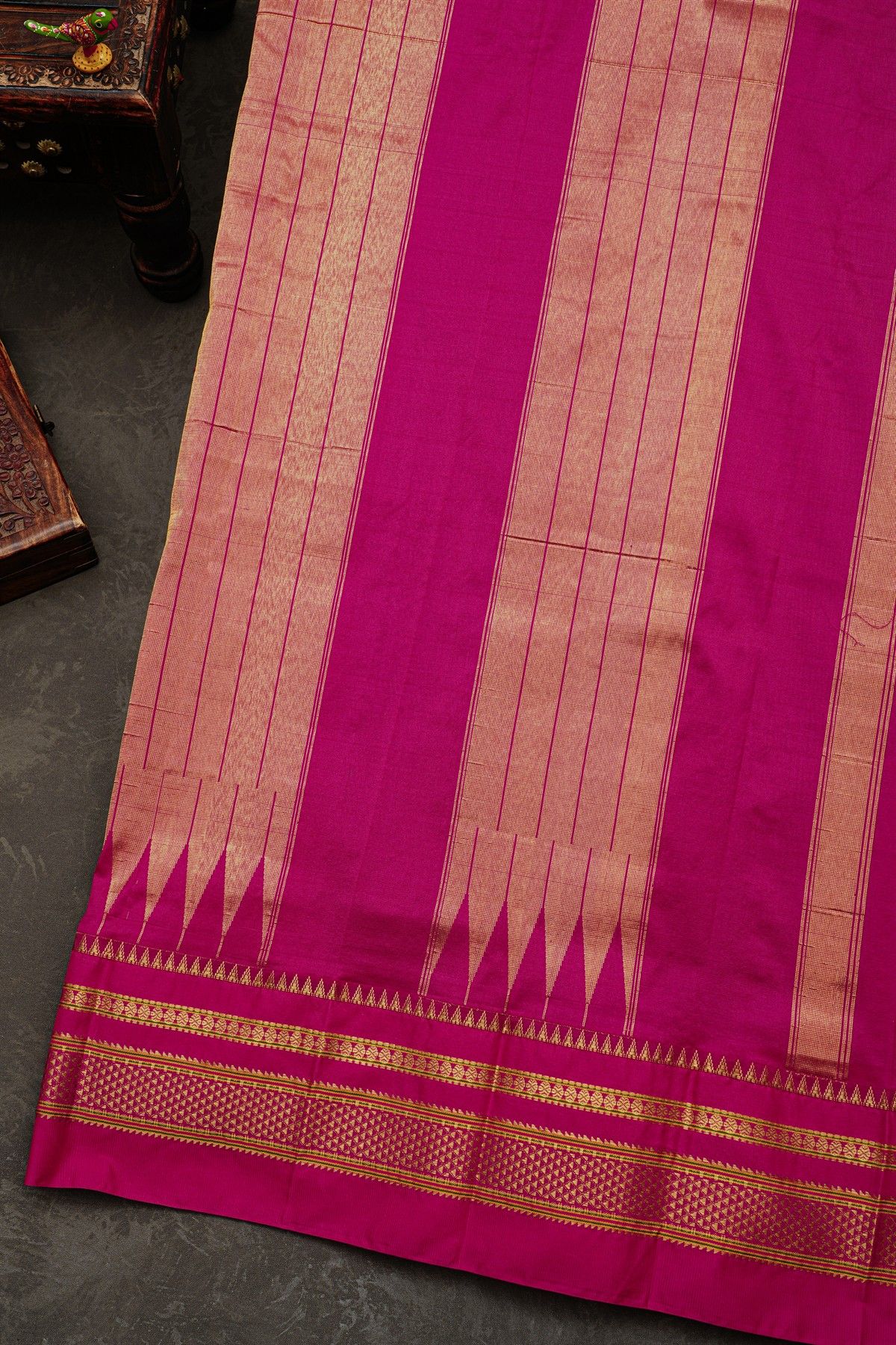 Narayanpet Silk Sea Green Saree