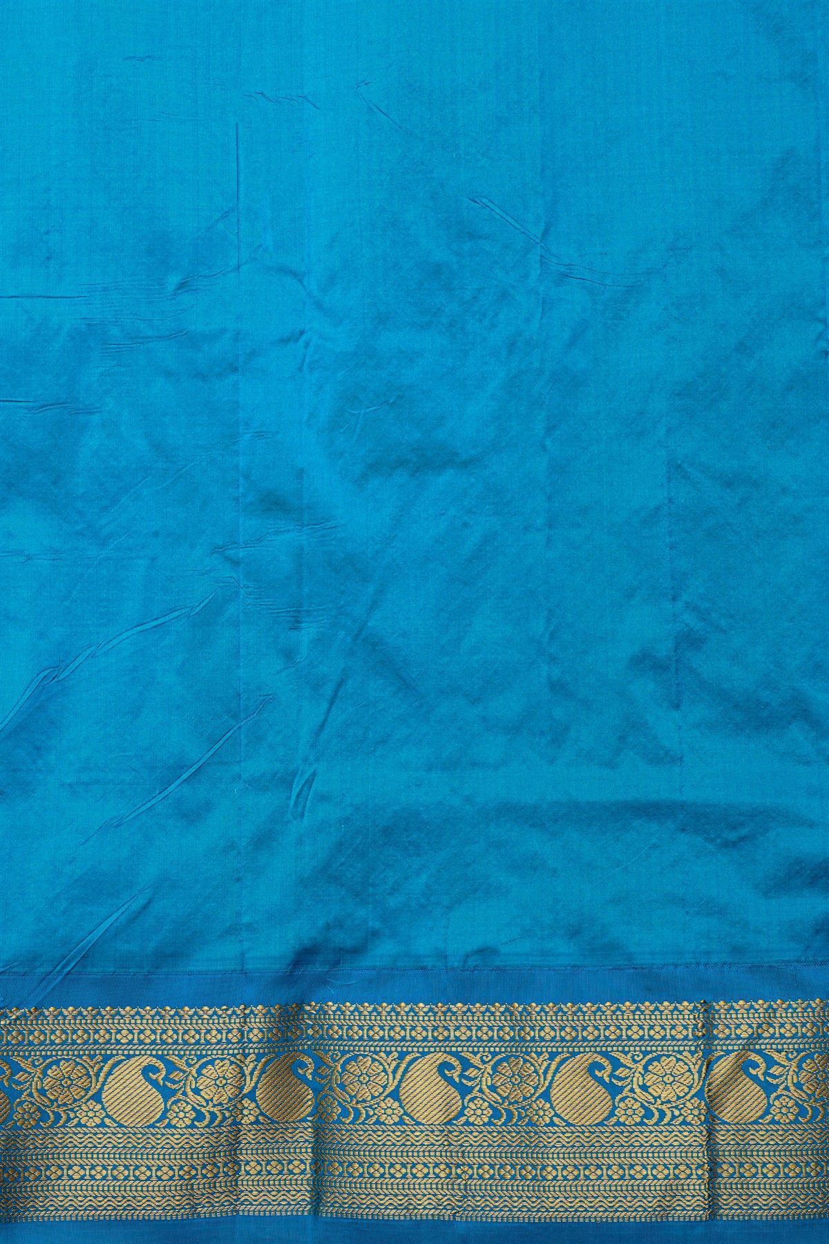 Narayanpet Silk Navy Blue Saree