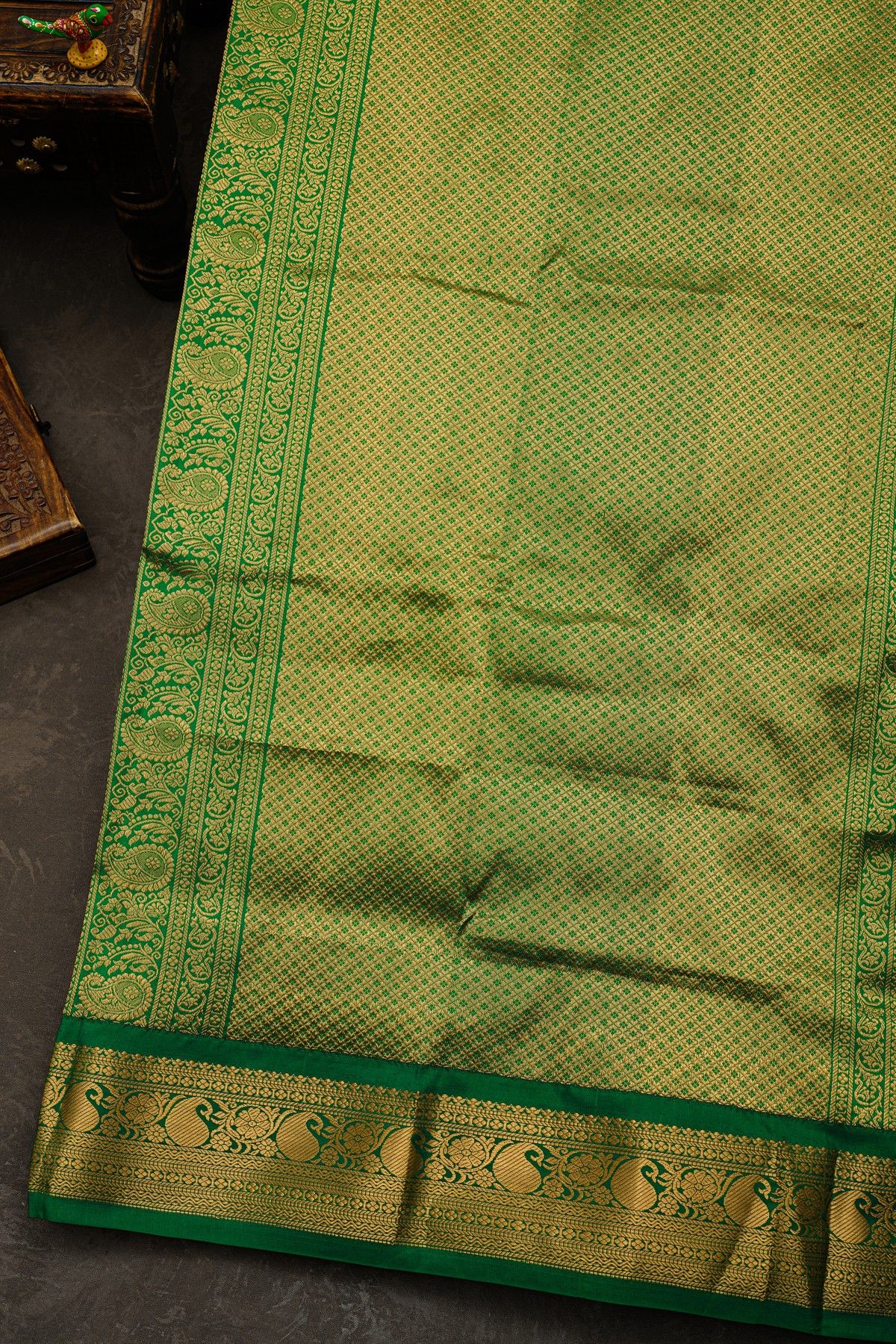 Narayanpet Silk Mustard Saree
