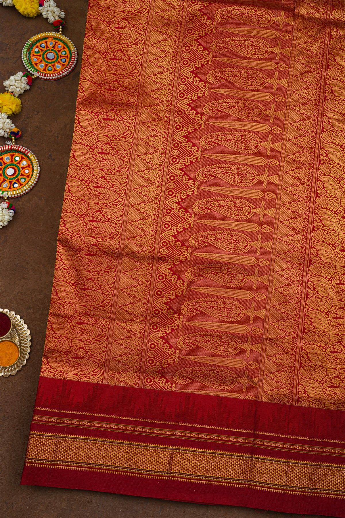 Narayanpet Silk Black Saree