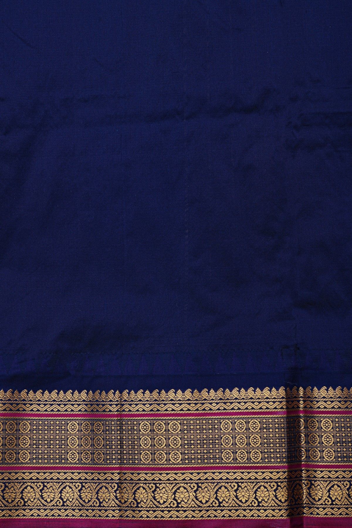 Narayanpet Silk Rama Blue Saree
