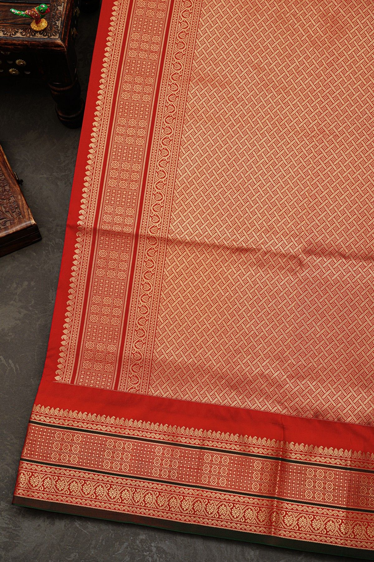 Narayanpet Silk Blue Saree