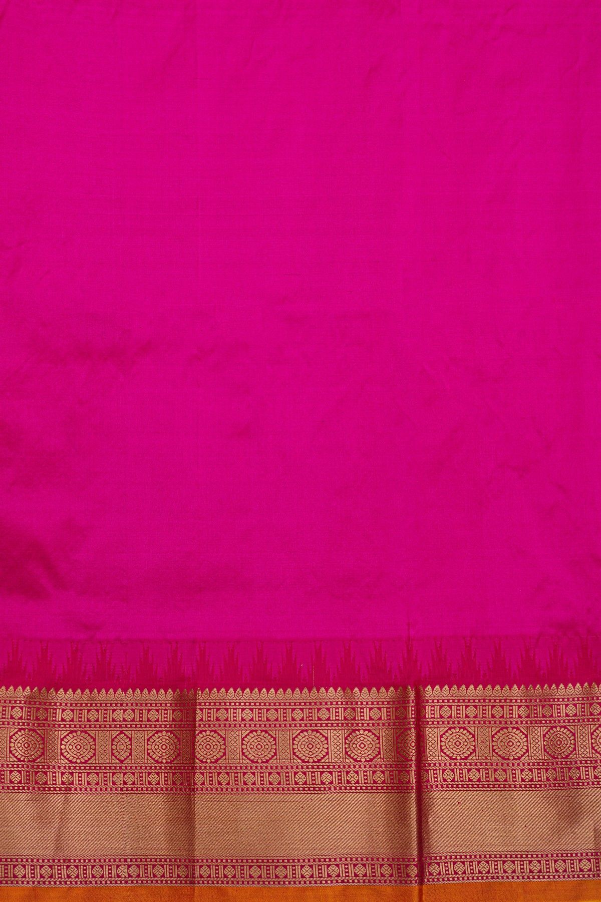Narayanpet Silk Bottle Green Saree