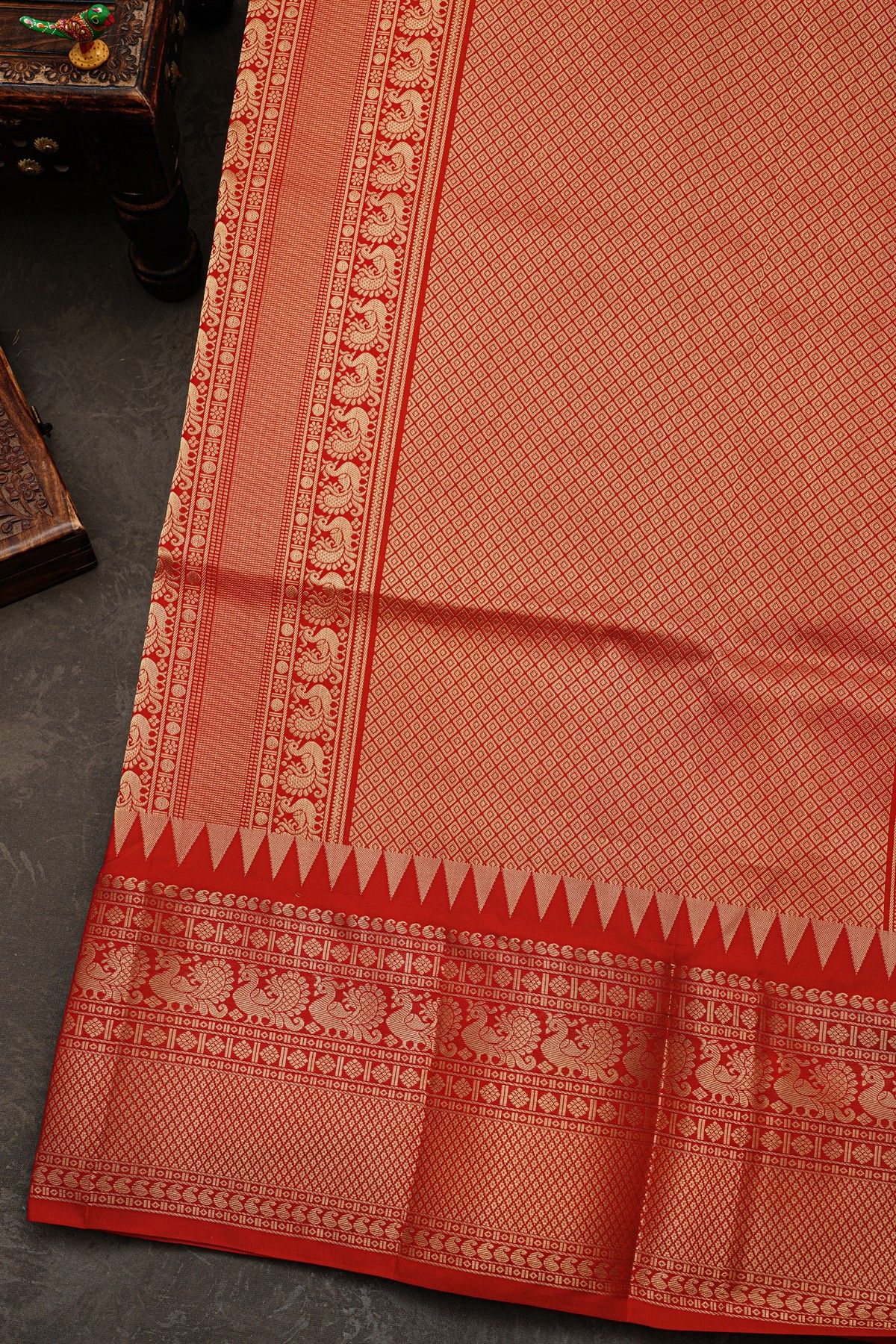 Narayanpet Silk Mustard Saree