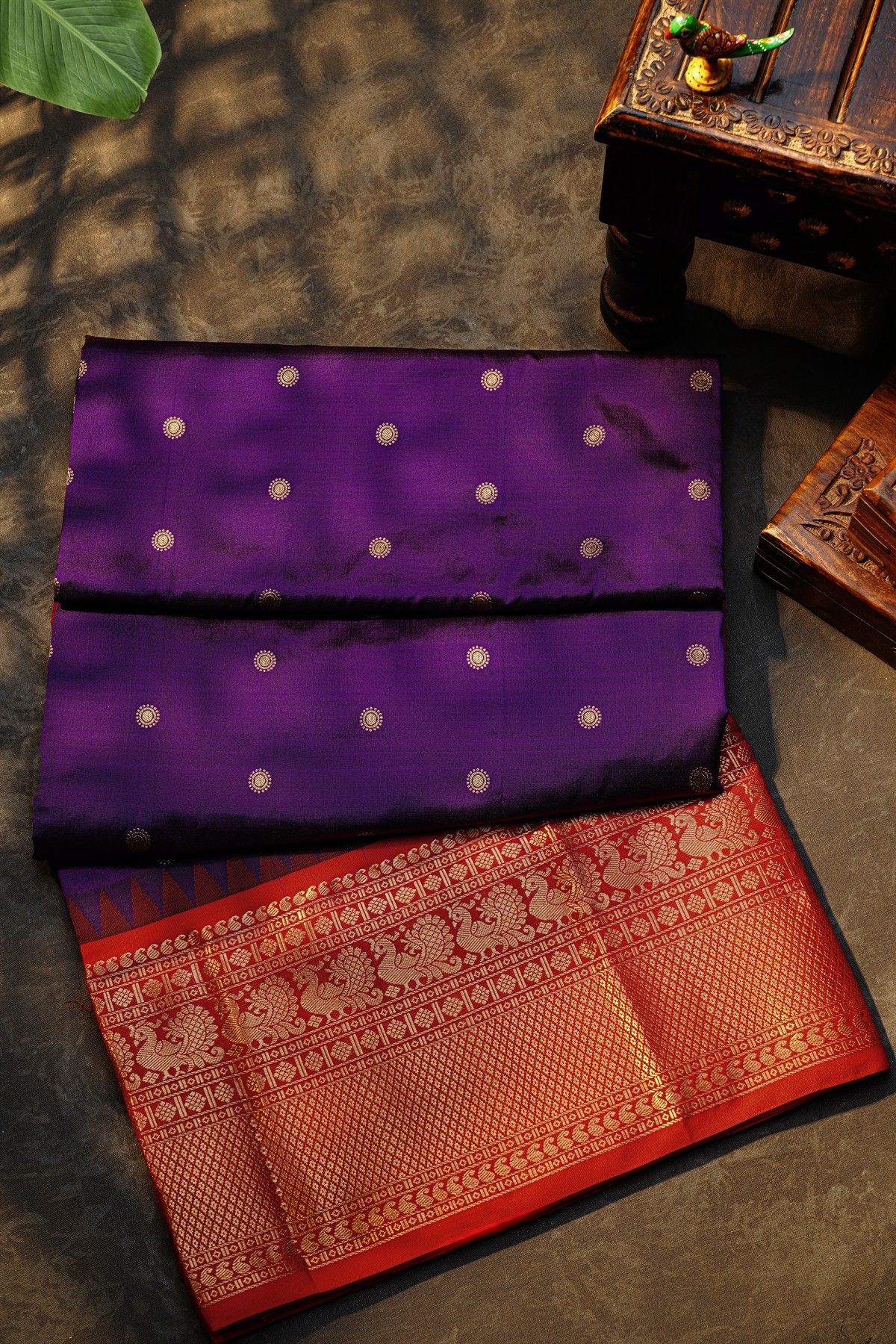 Narayanpet Silk Purple Saree