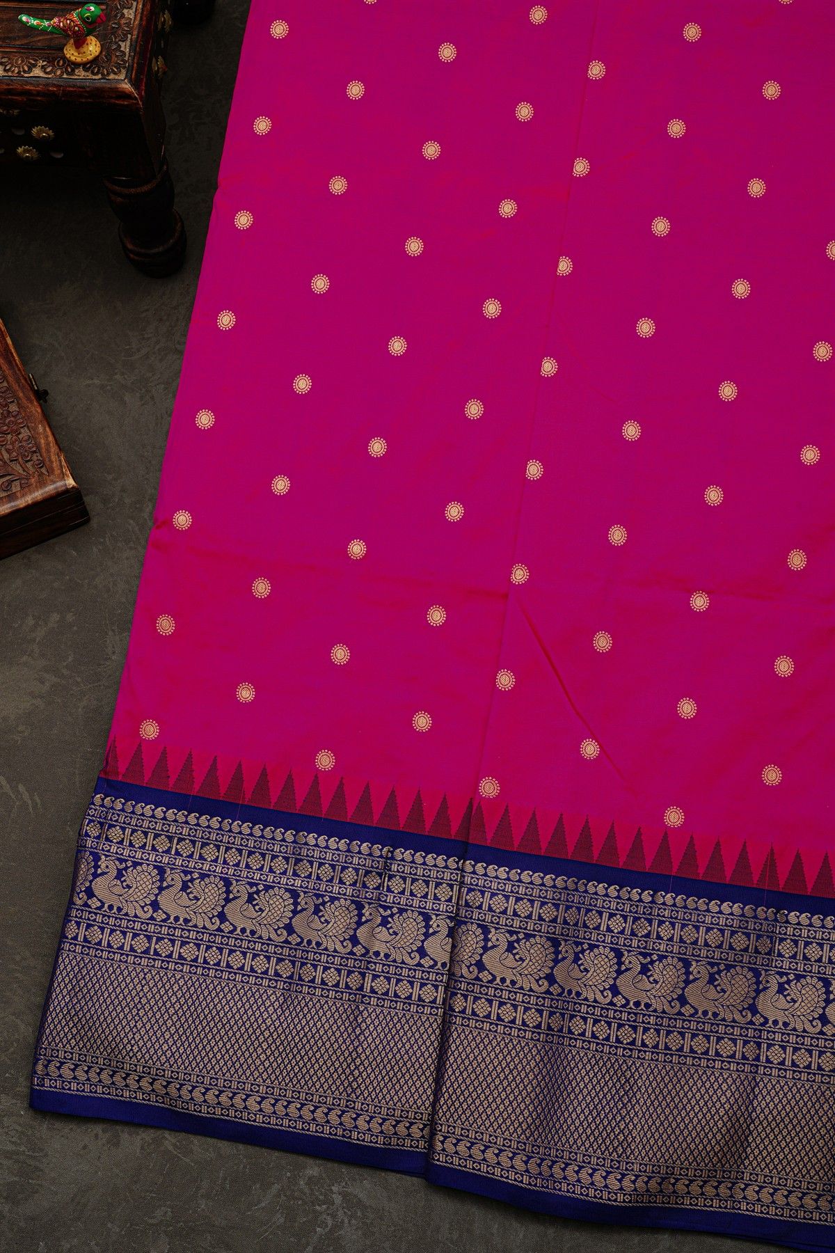 Narayanpet Silk Pink Saree