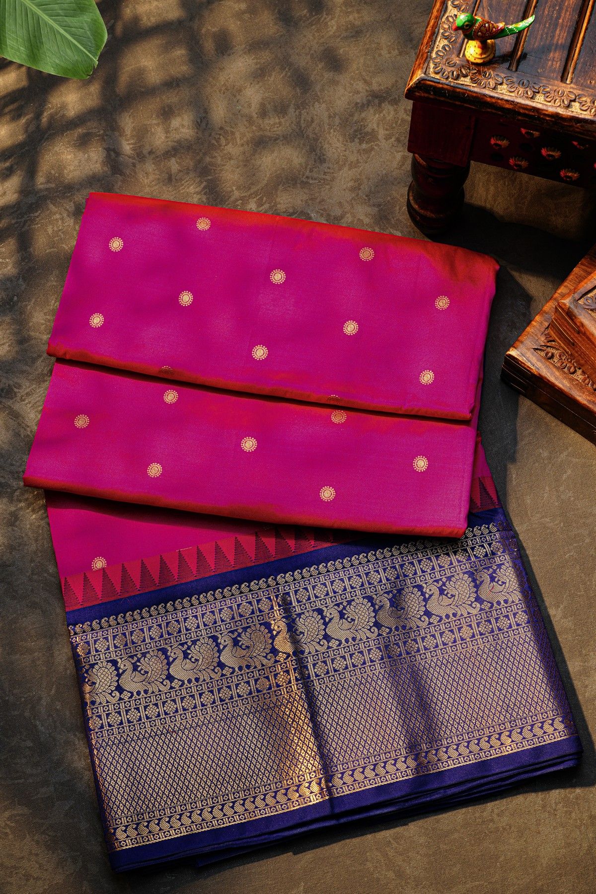 Narayanpet Silk Pink Saree