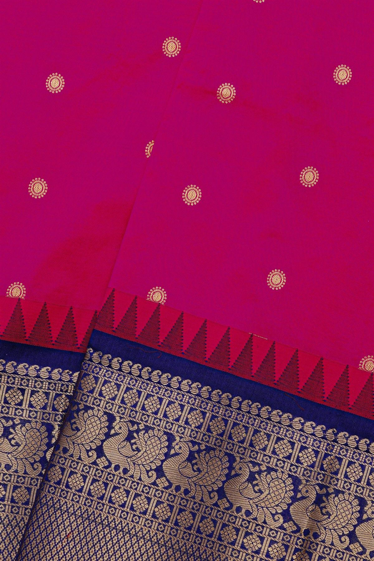 Narayanpet Silk Pink Saree