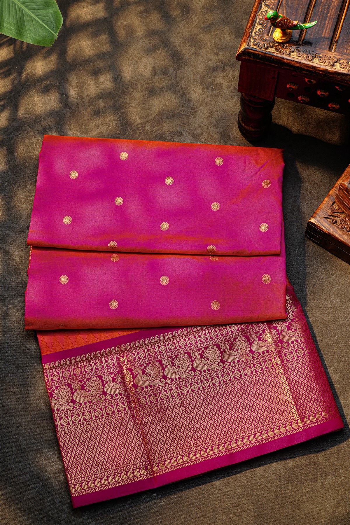 Narayanpet Silk Pink Saree