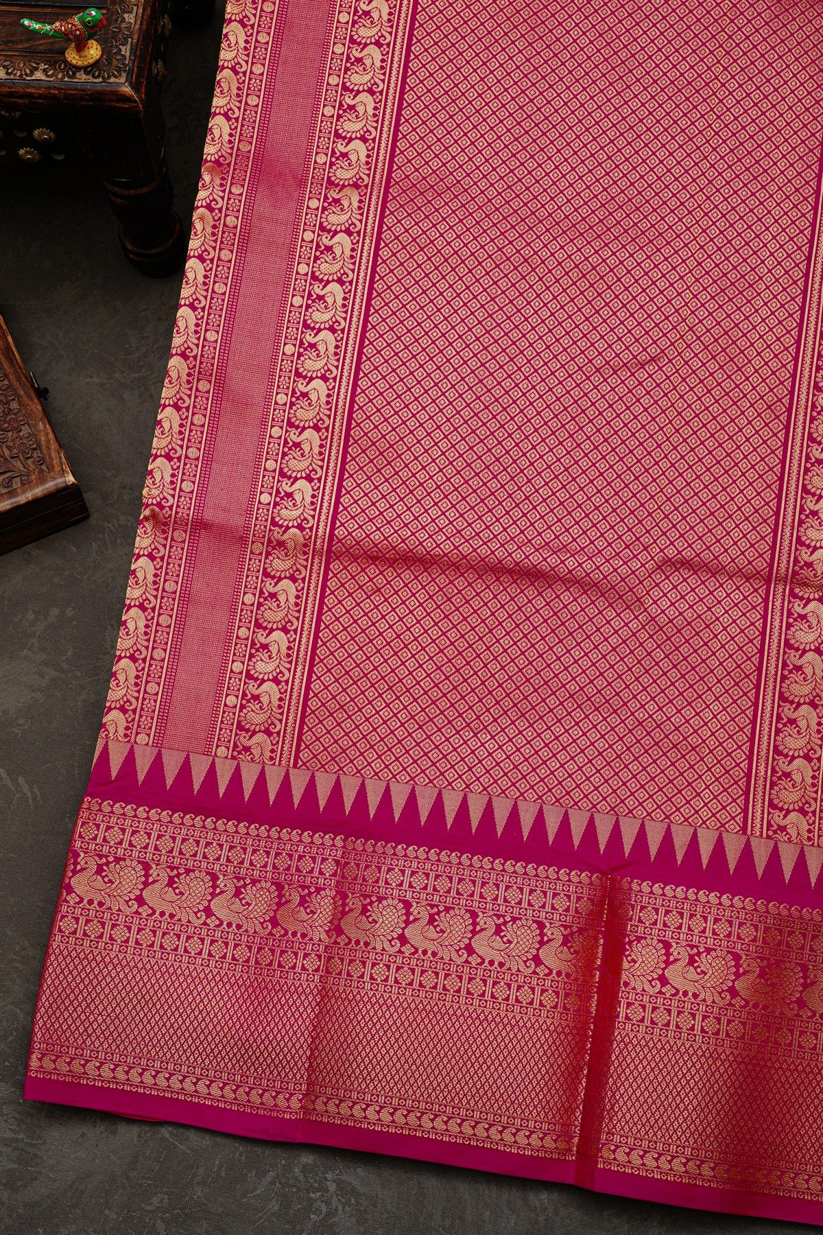 Narayanpet Silk Pink Saree