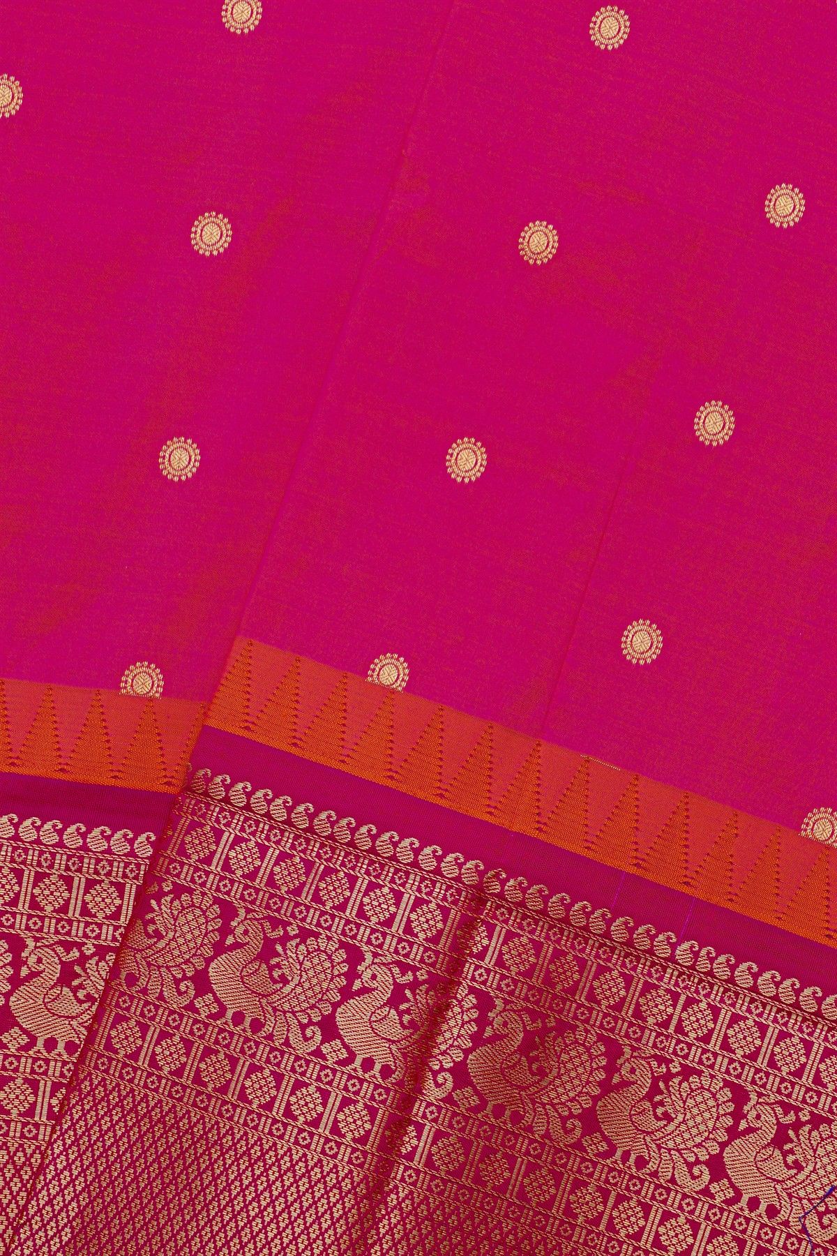 Narayanpet Silk Pink Saree