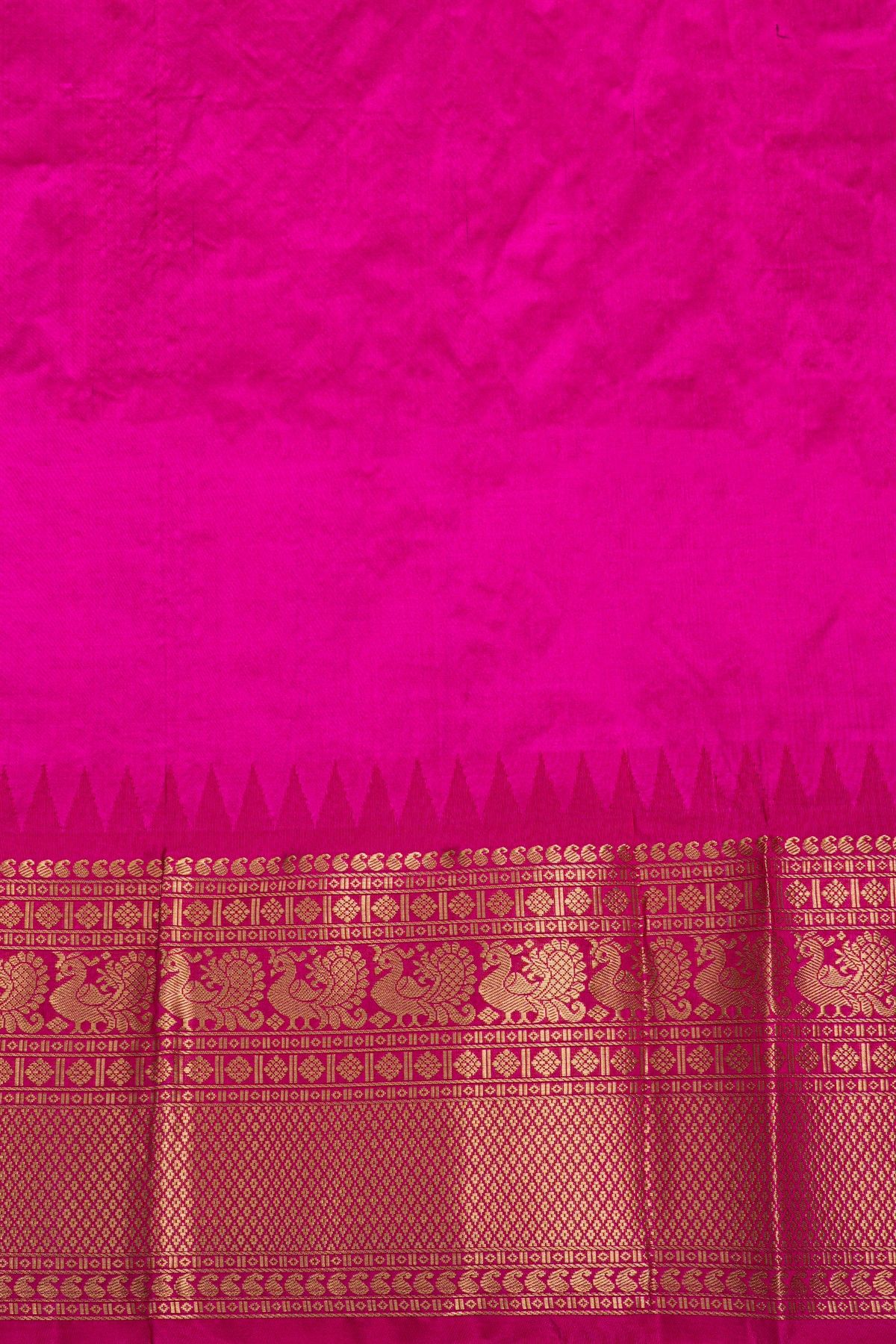 Narayanpet Silk Sea Green Saree