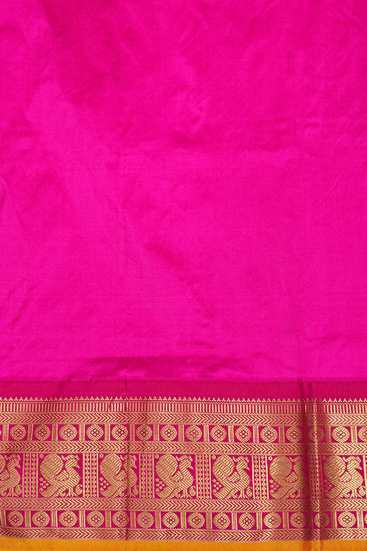 Narayanpet Silk Peacock Blue Saree