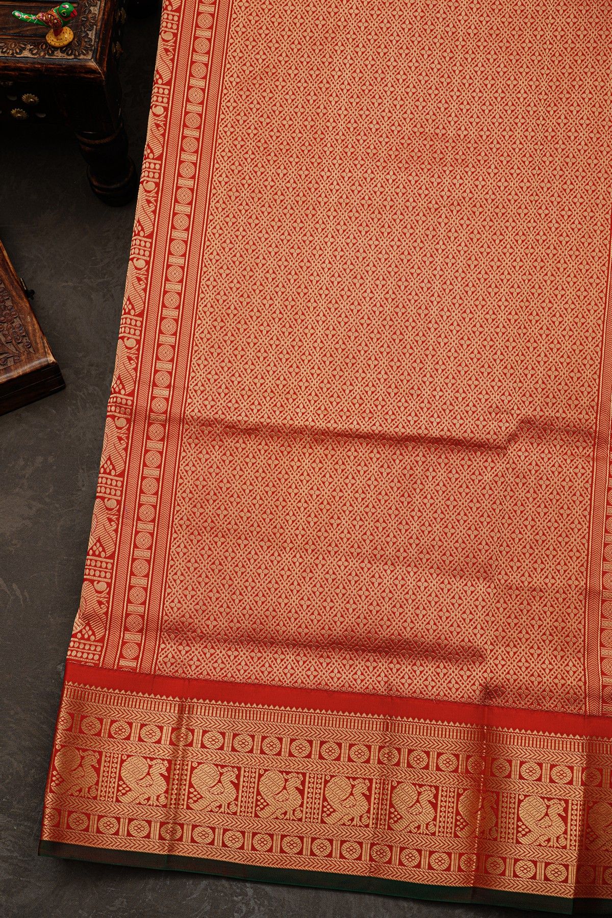 Narayanpet Silk Mustard Saree