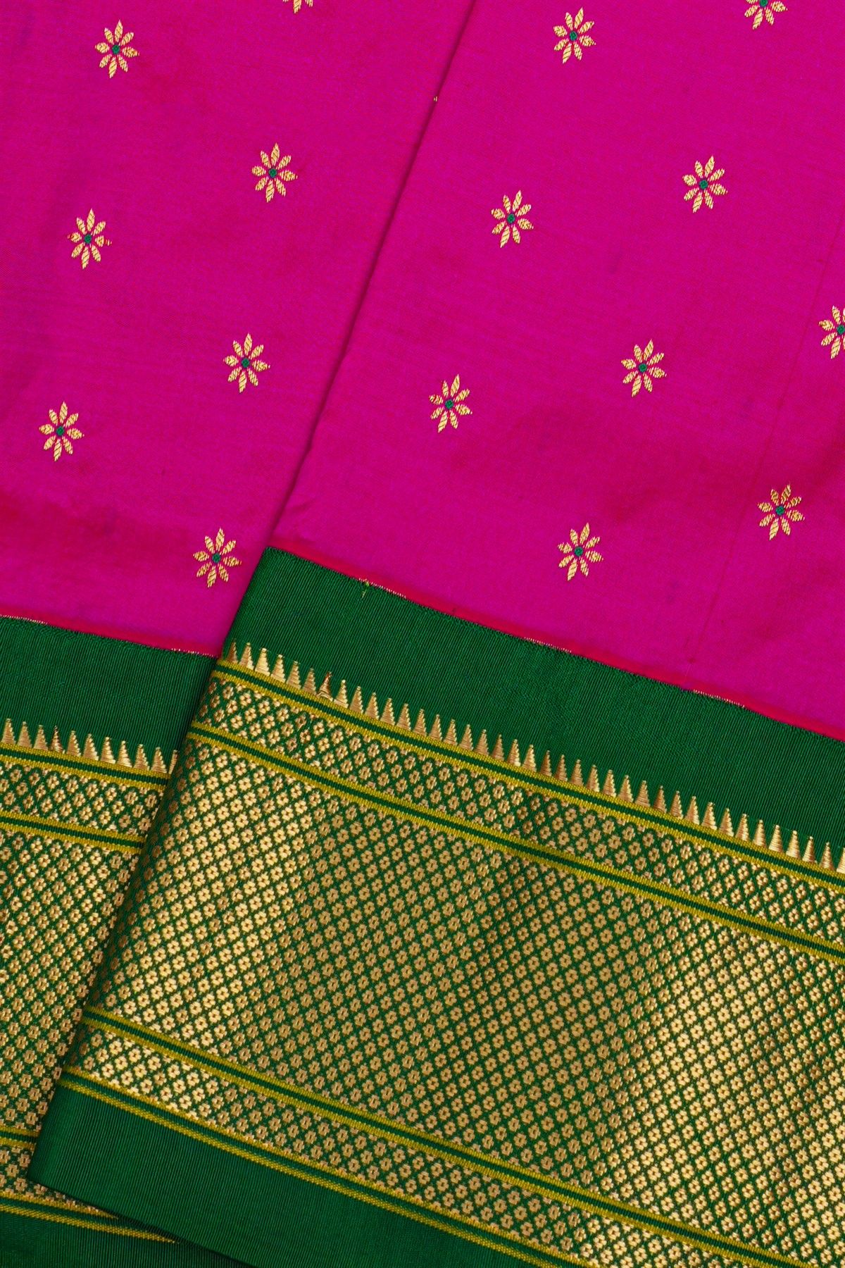 Narayanpet Silk Pink Saree