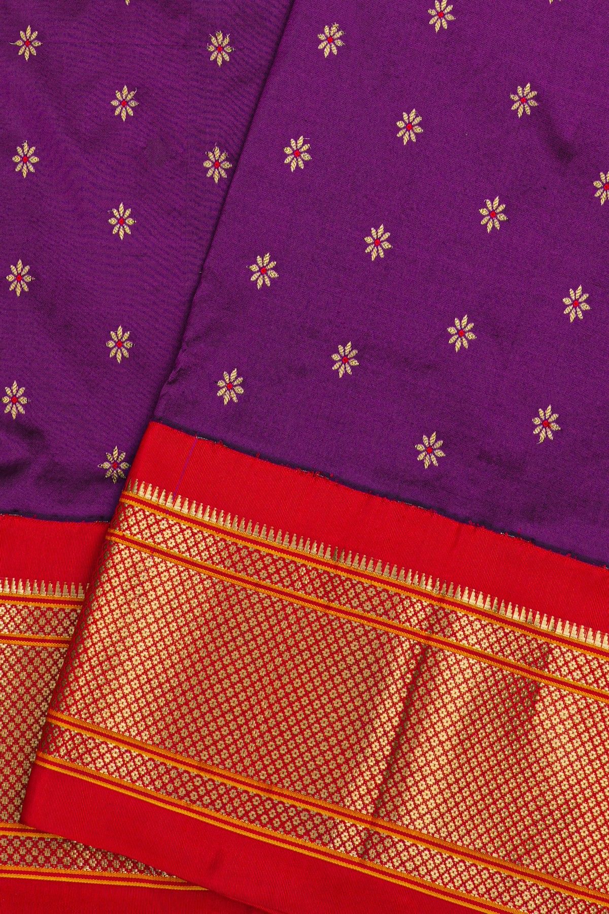 Narayanpet Silk Purple Saree