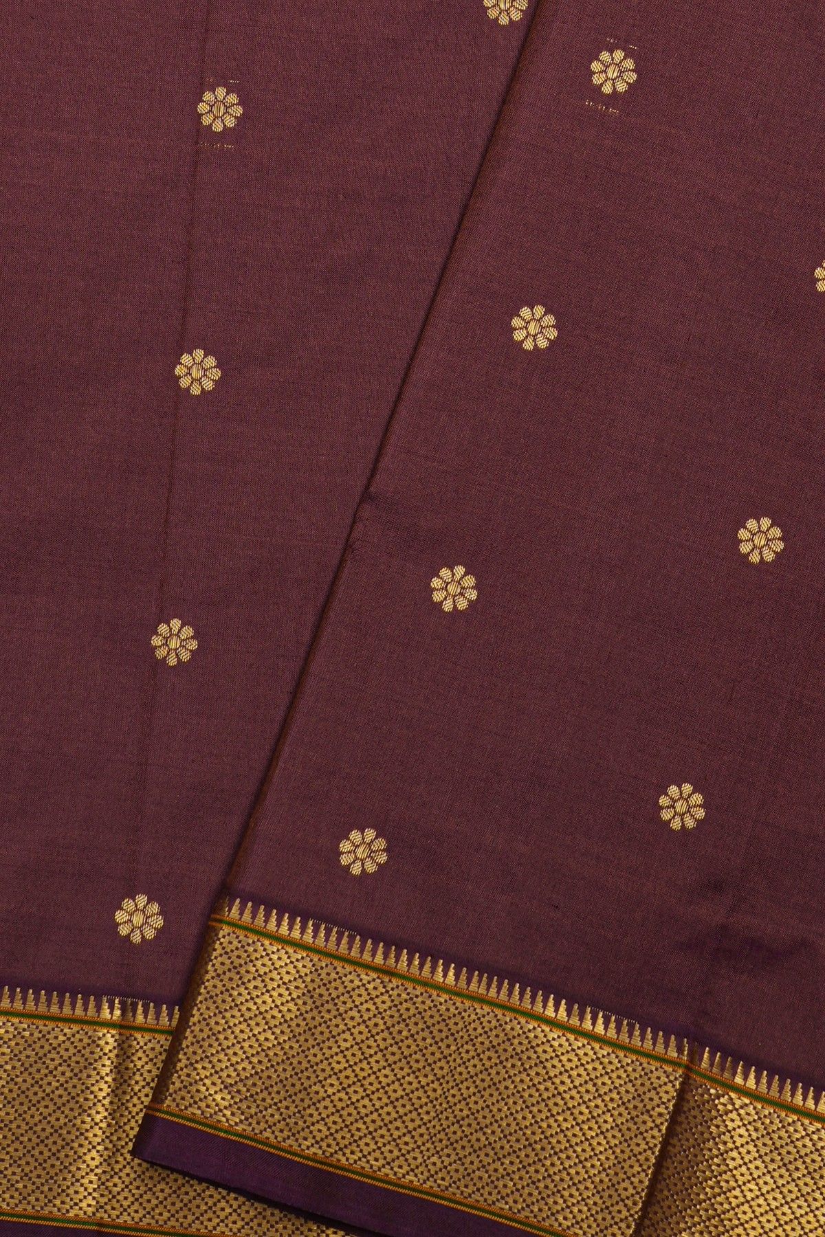 Narayanpet Silk Wine Saree