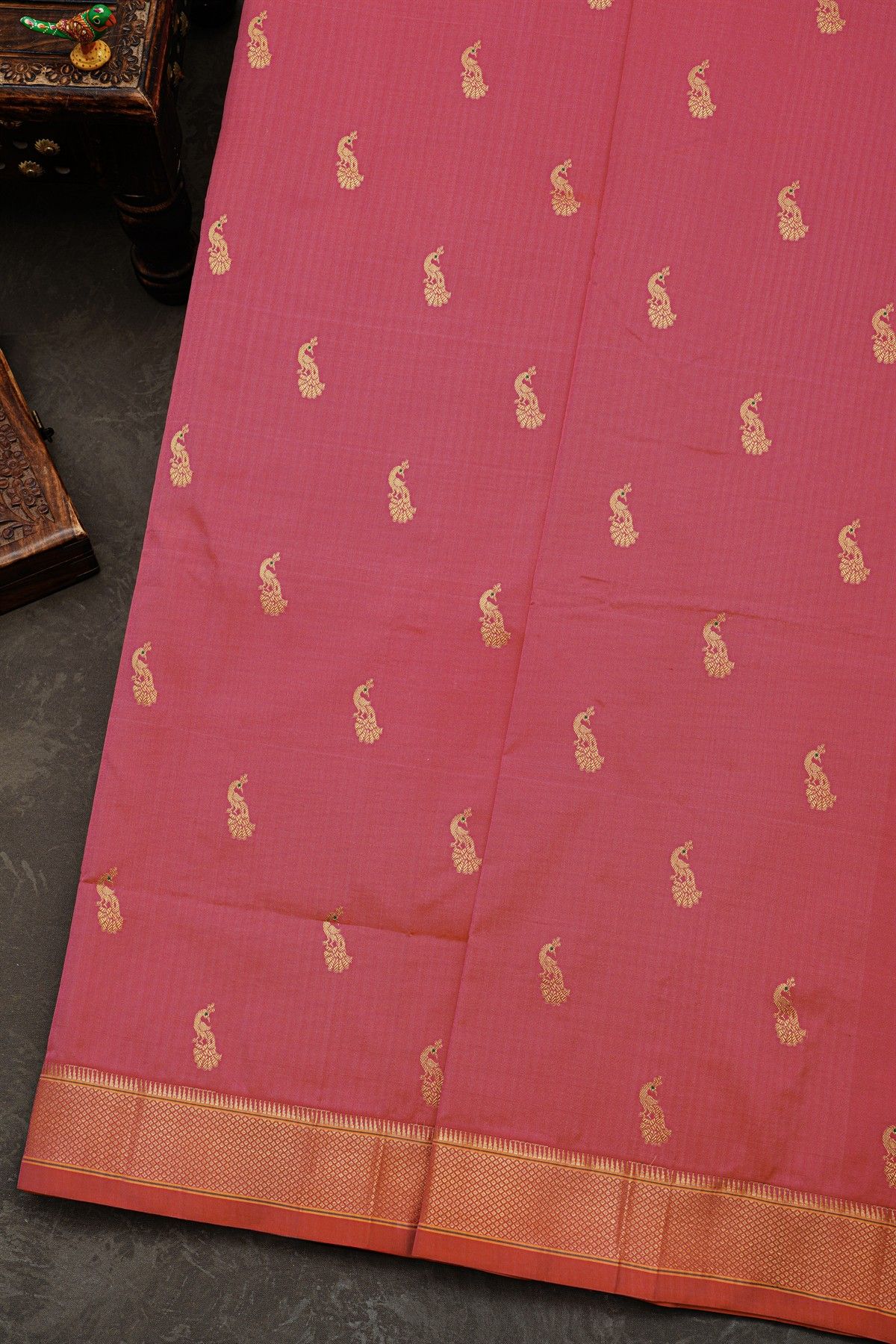 Narayanpet Silk Pink Saree