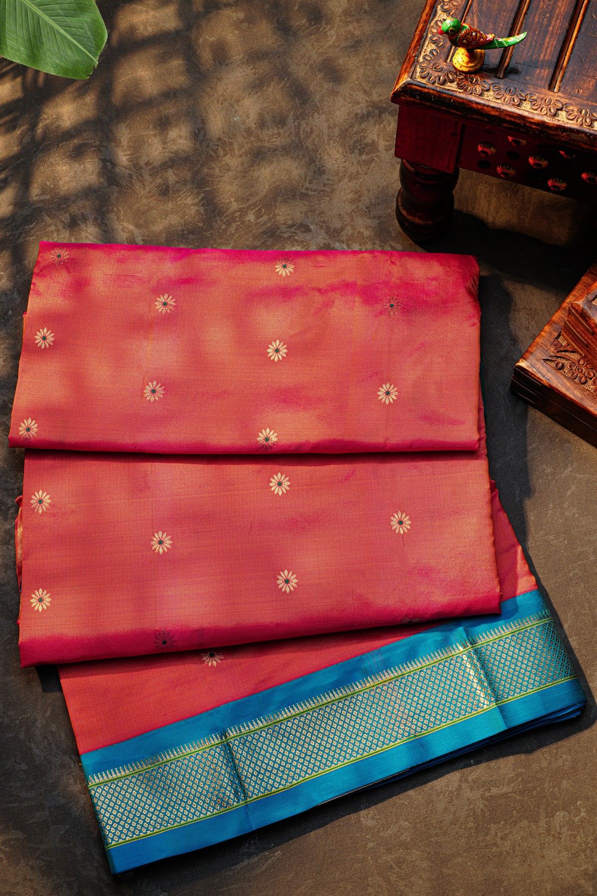 Narayanpet Silk Dual Colour Saree