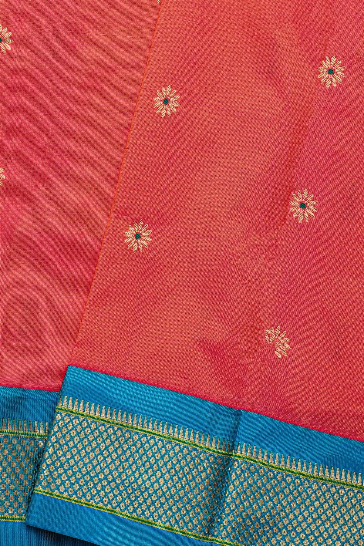 Narayanpet Silk Dual Colour Saree