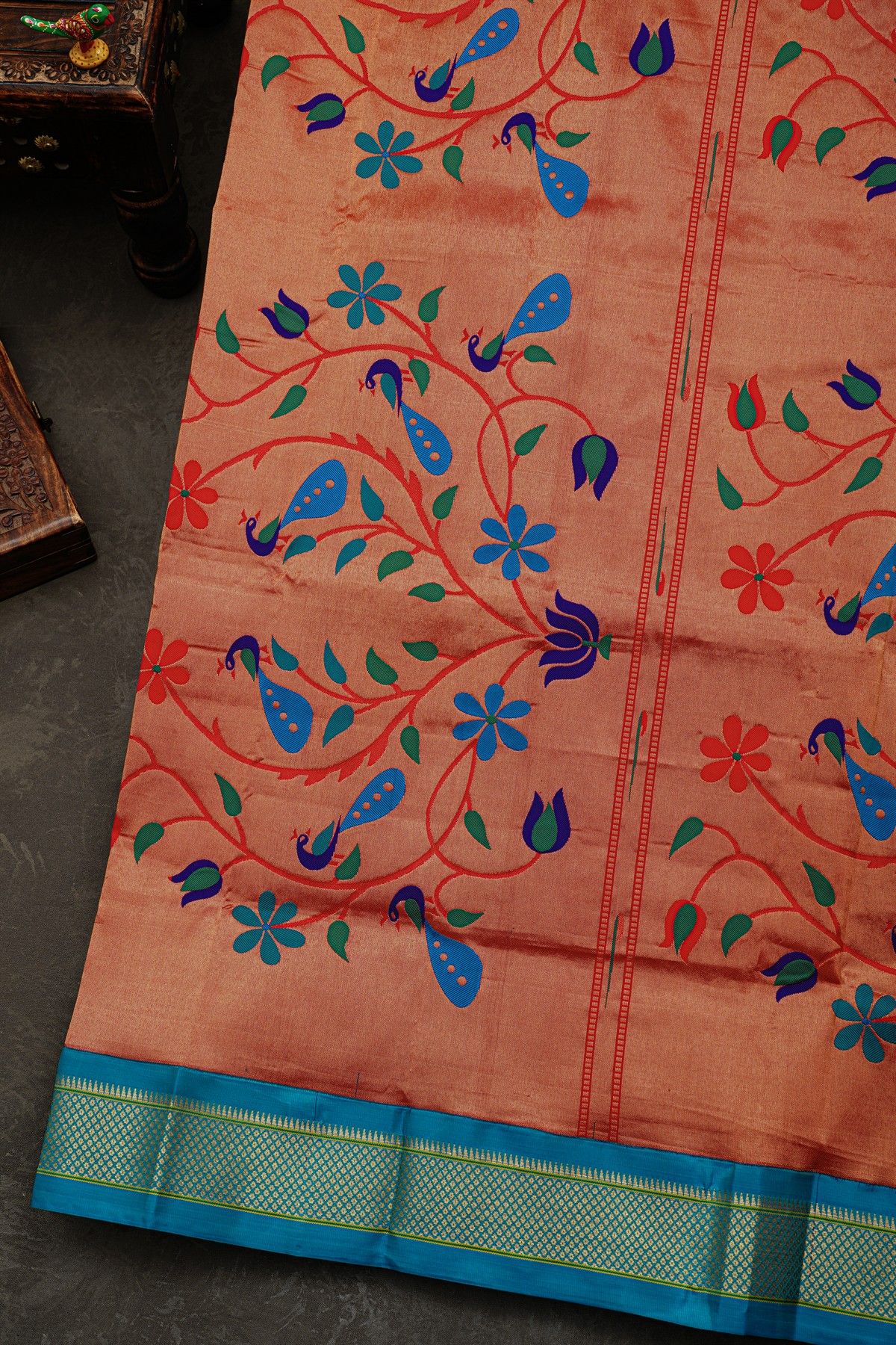 Narayanpet Silk Purple Saree