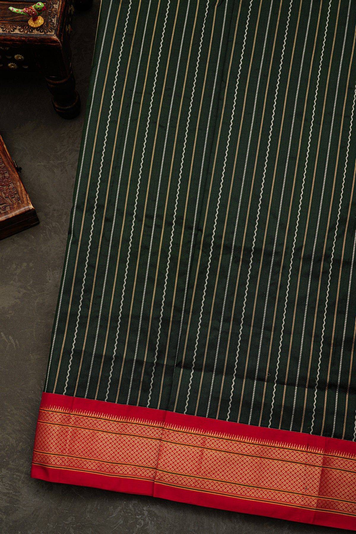 Narayanpet Silk Black Saree