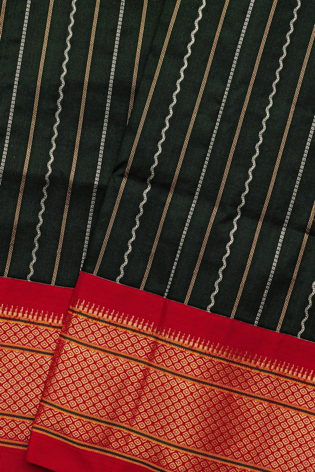 Narayanpet Silk Black Saree