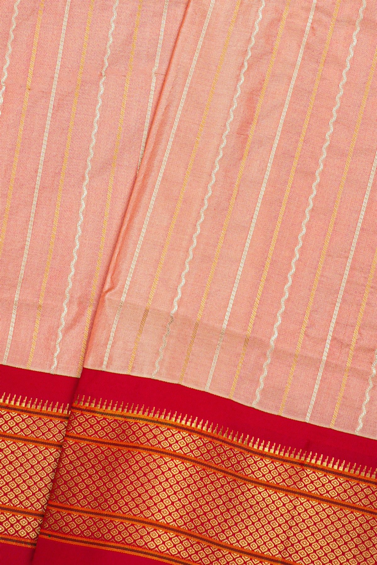 Narayanpet Silk Baby Pink Saree