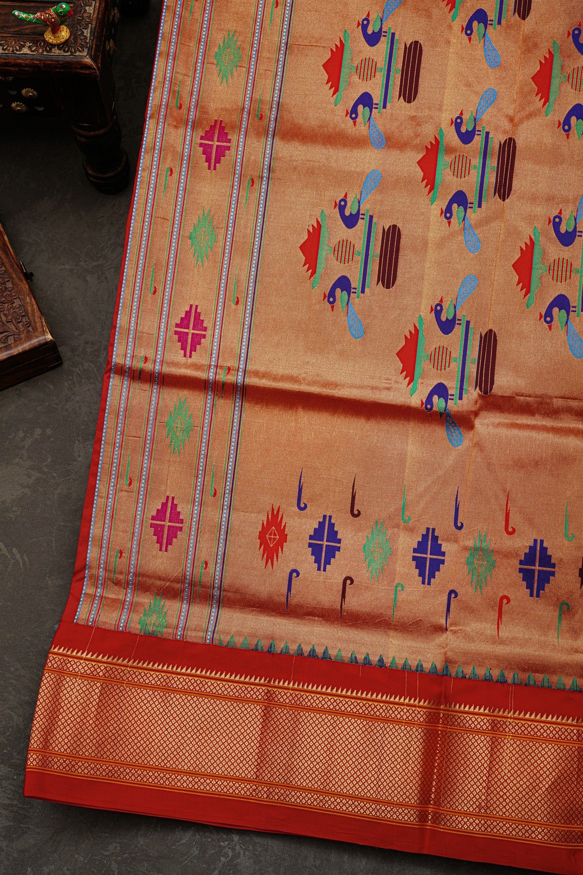 Narayanpet Silk Purple Saree