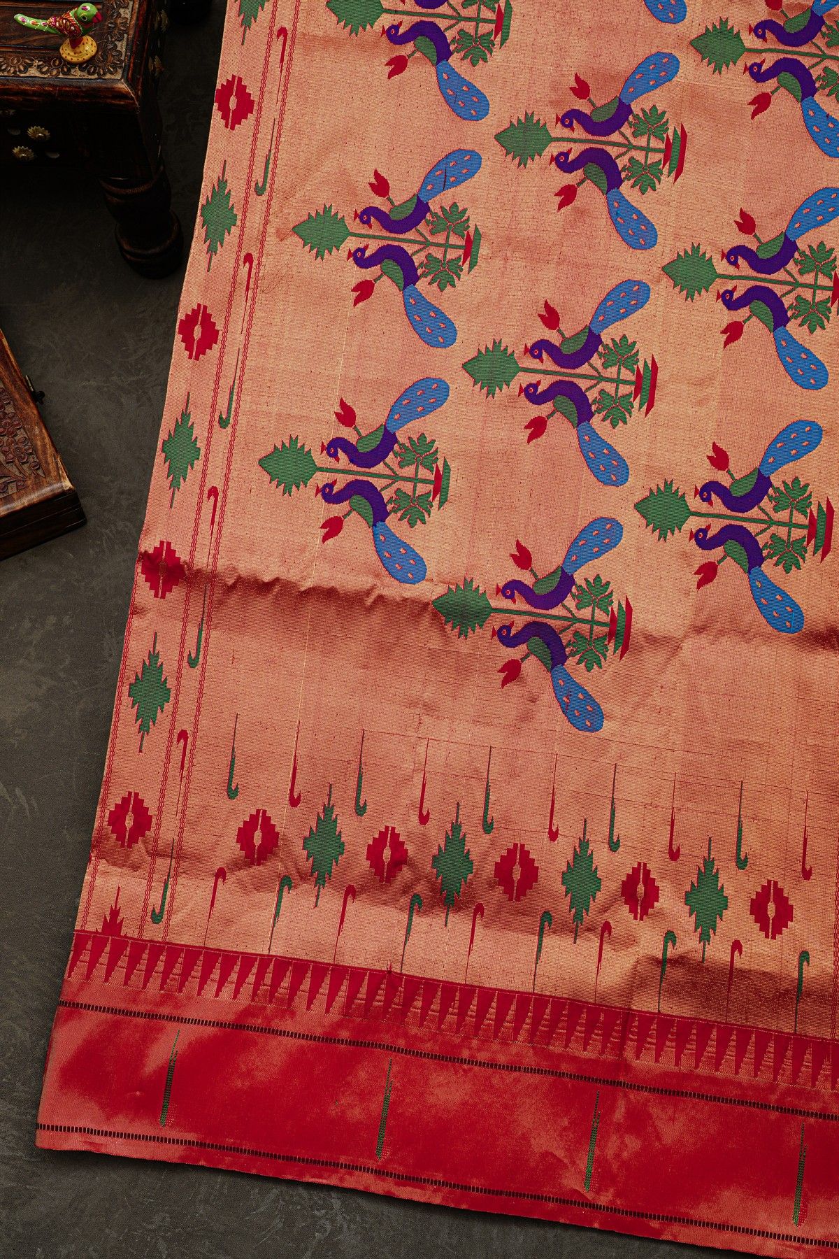 Narayanpet Silk Black Saree
