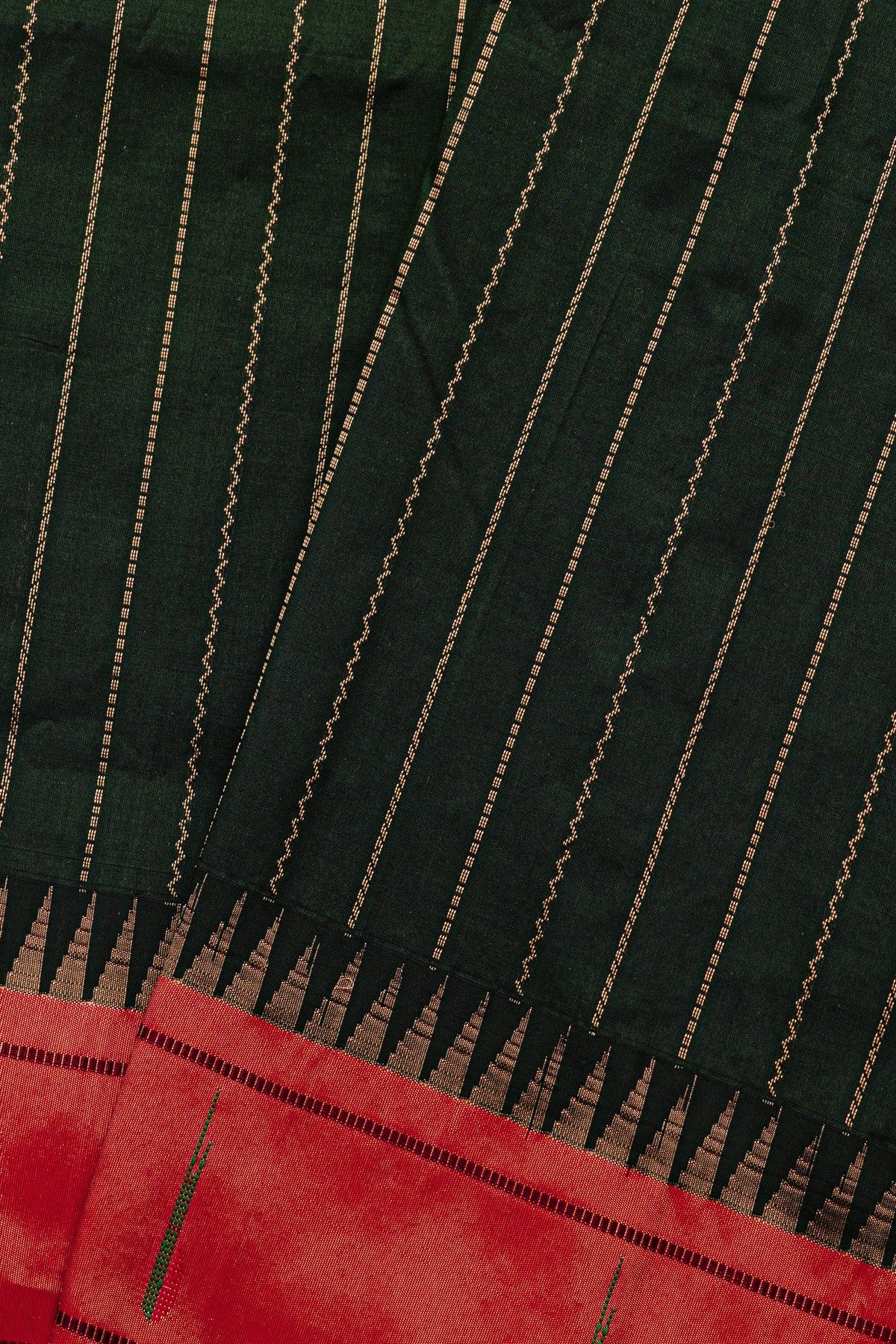 Narayanpet Silk Black Saree