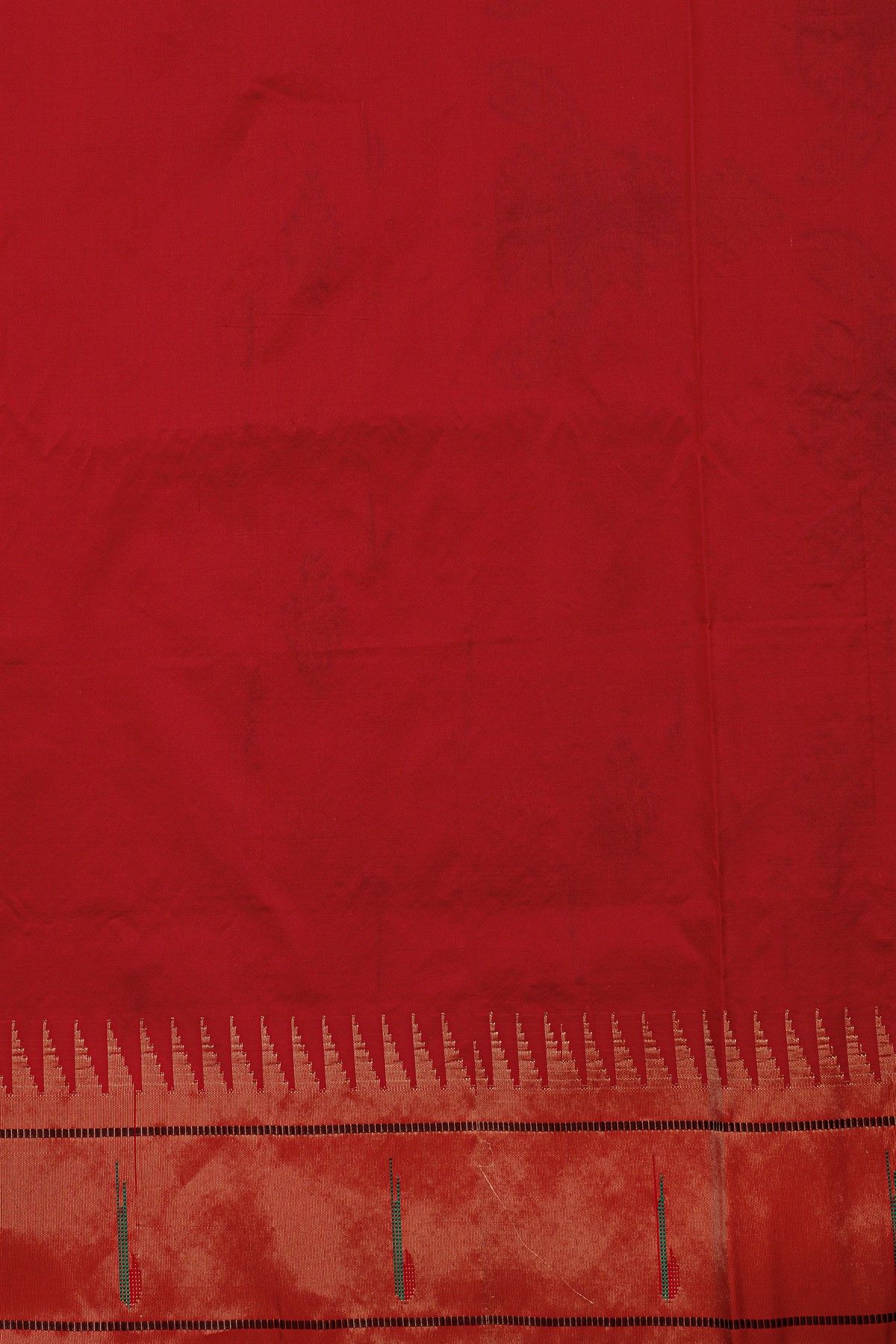 Narayanpet Silk Red Saree