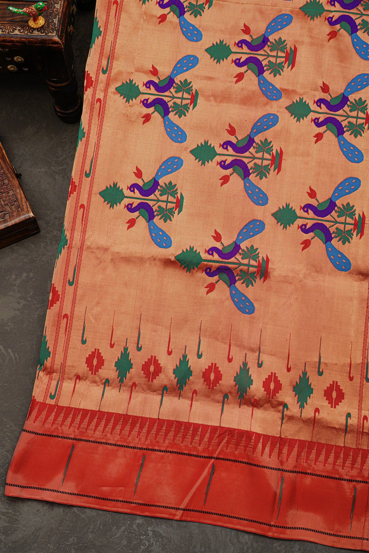 Narayanpet Silk Black Saree