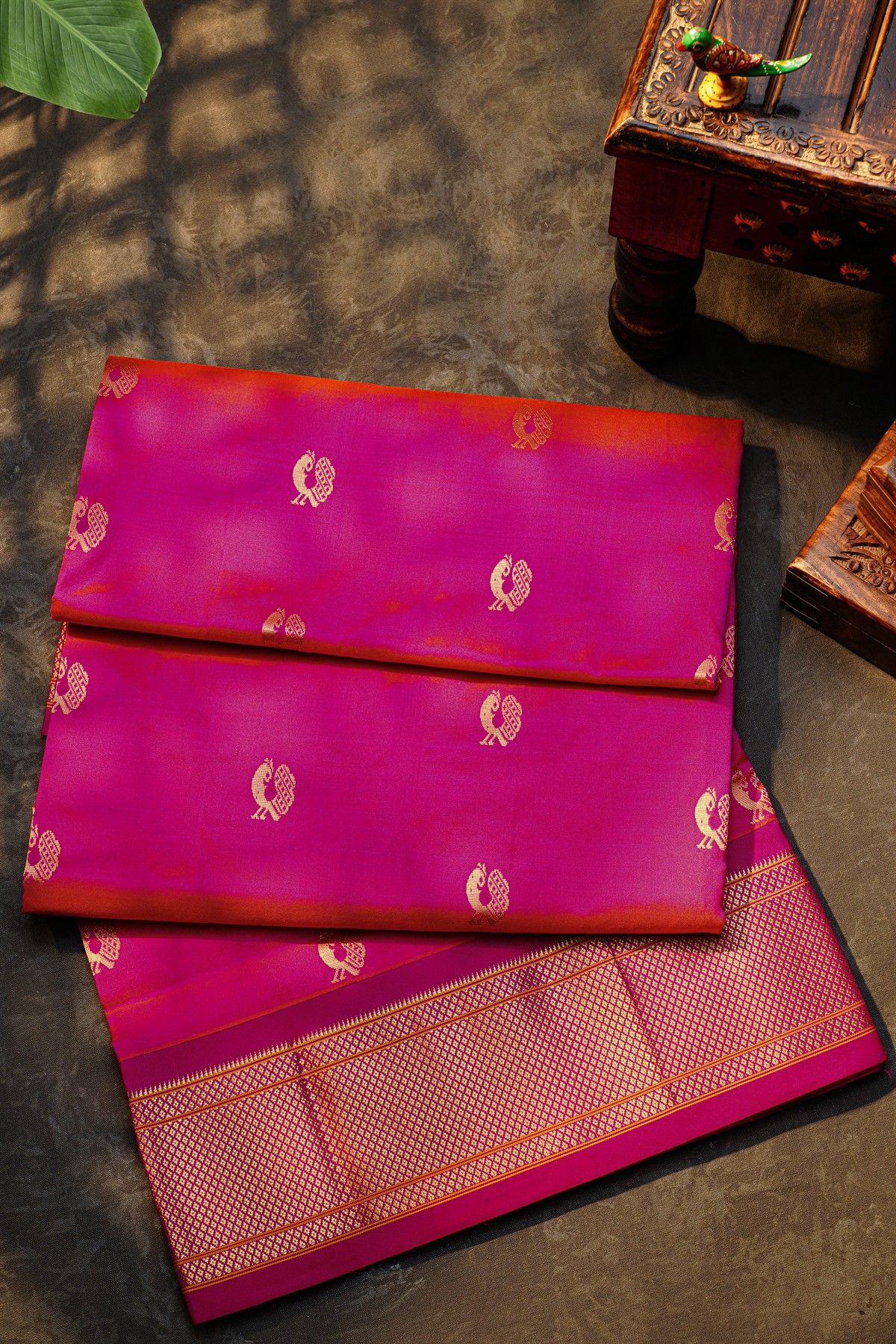 Narayanpet Silk Pink Saree