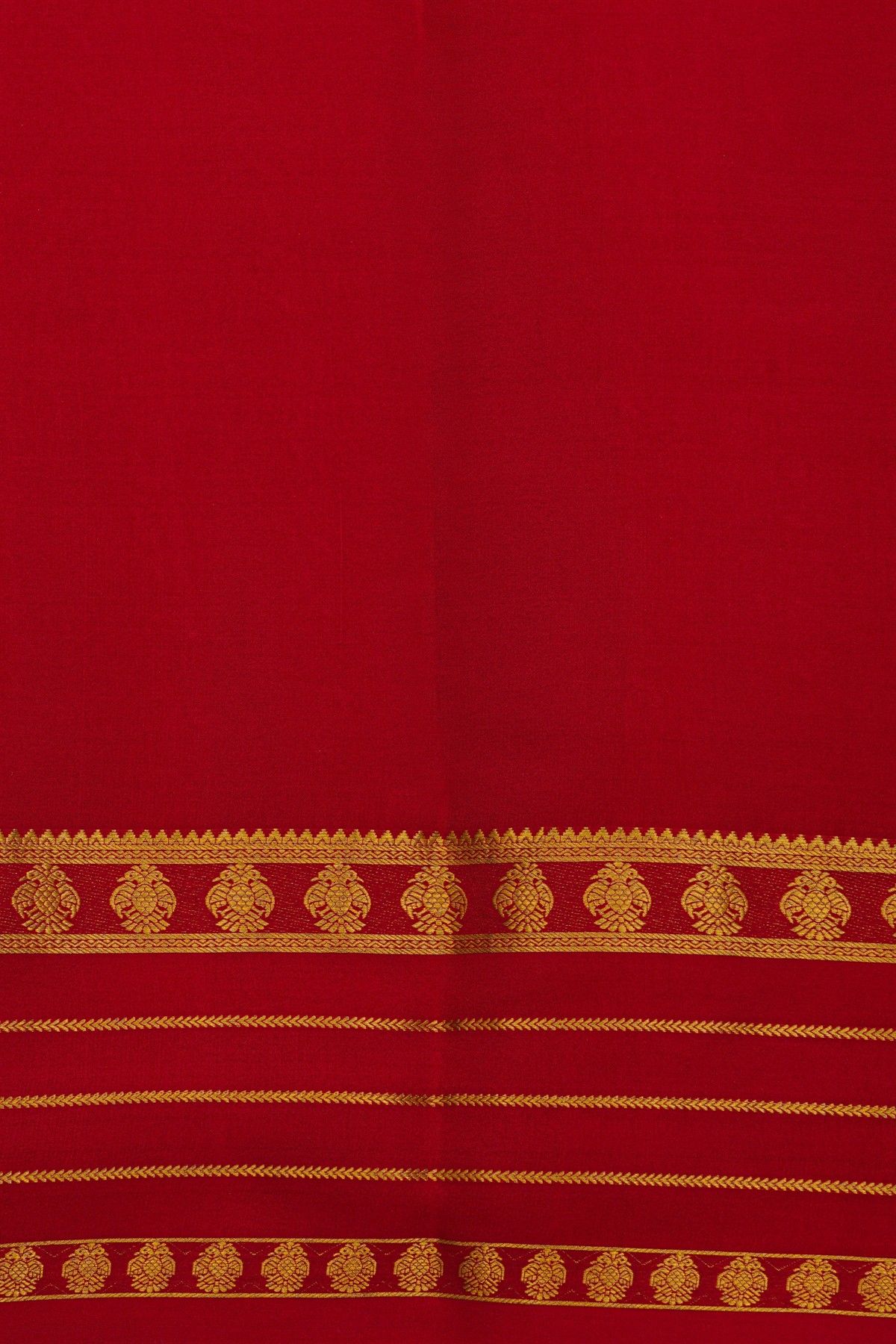 Mysore Crepe Sea Green Saree