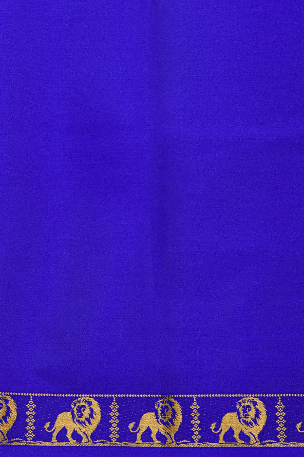 Mysore Crepe Royal Blue Saree