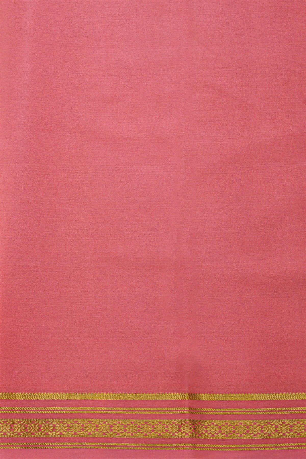 Mysore Crepe Dark Maroon Saree