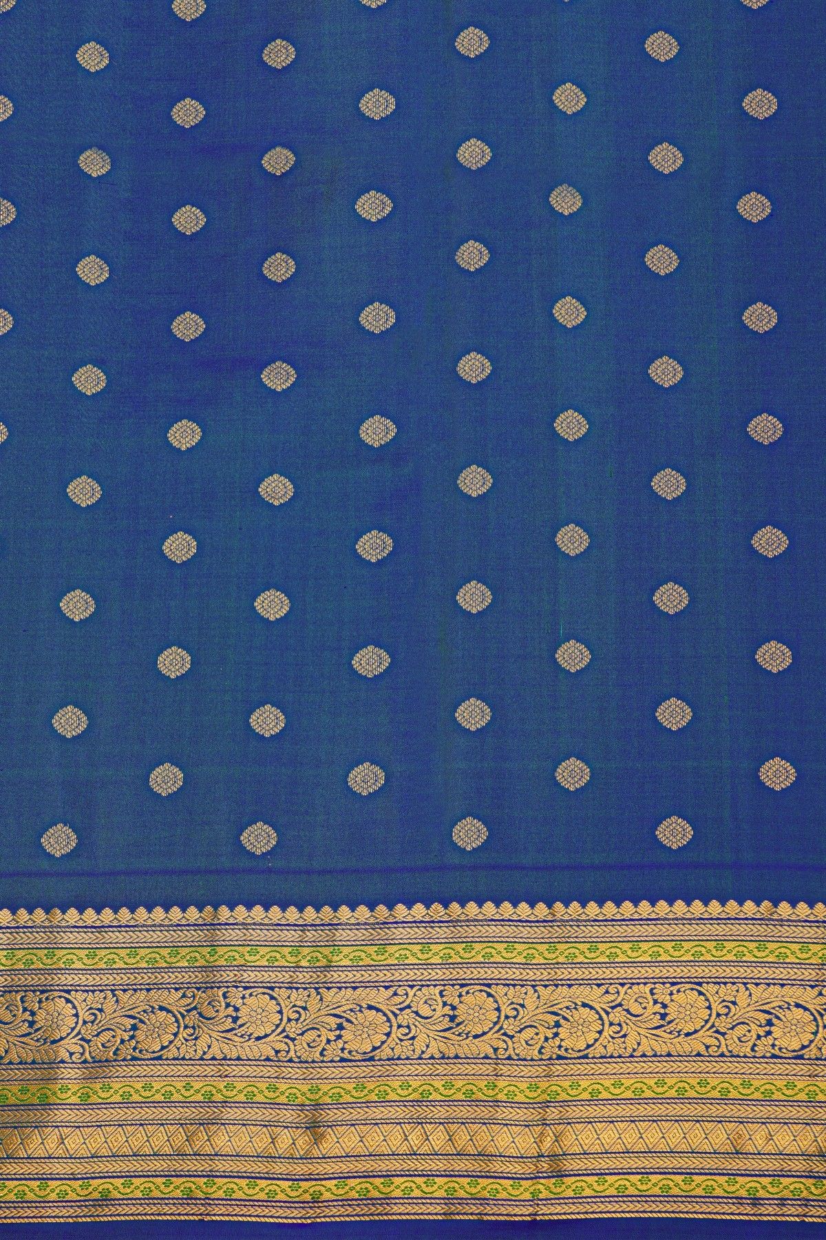 Gadwal Silk Blue Saree