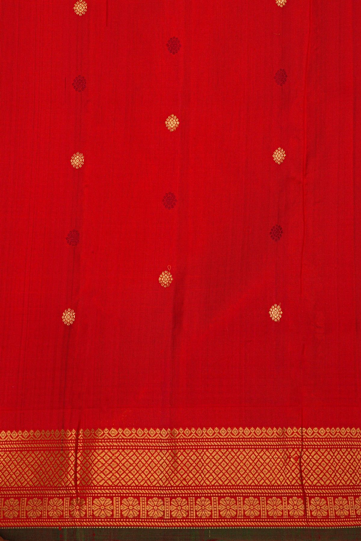 Gadwal Silk Black Saree