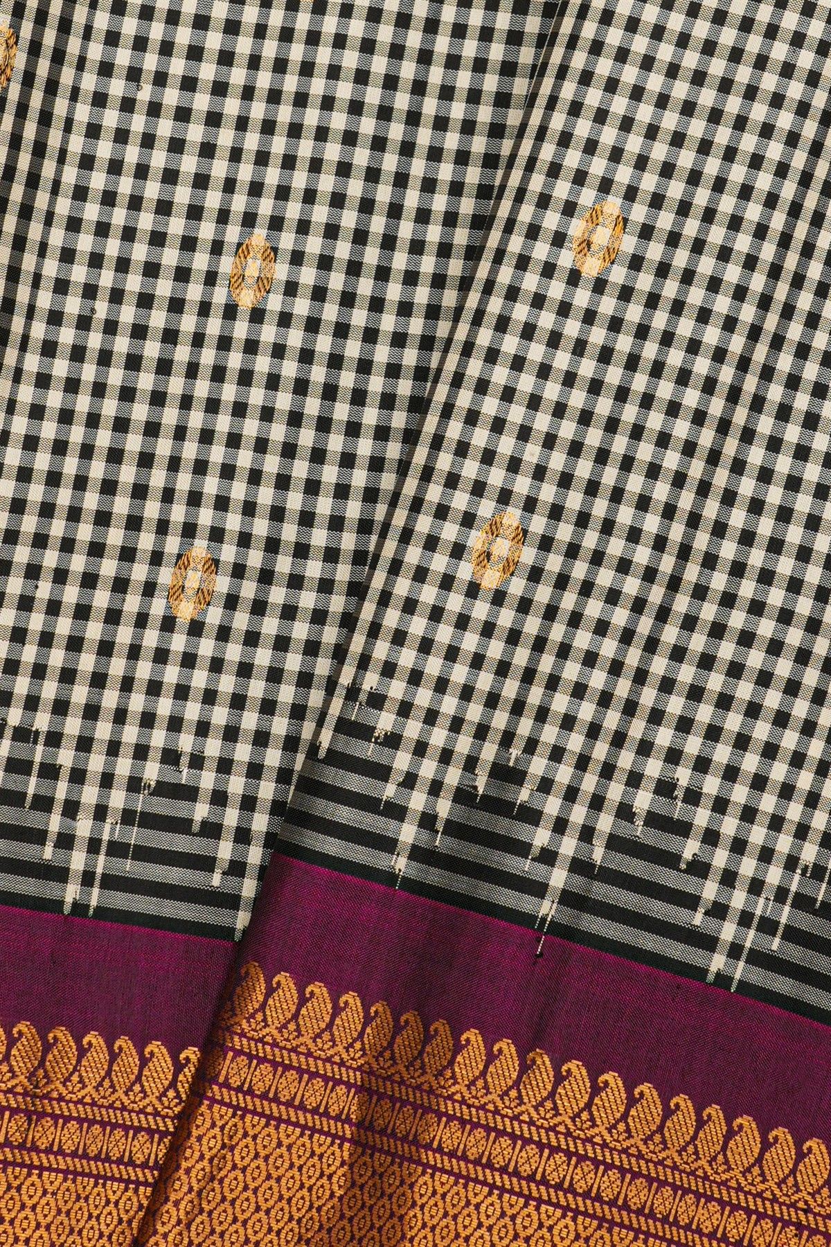 Gadwal Silk Multi-Colour Saree