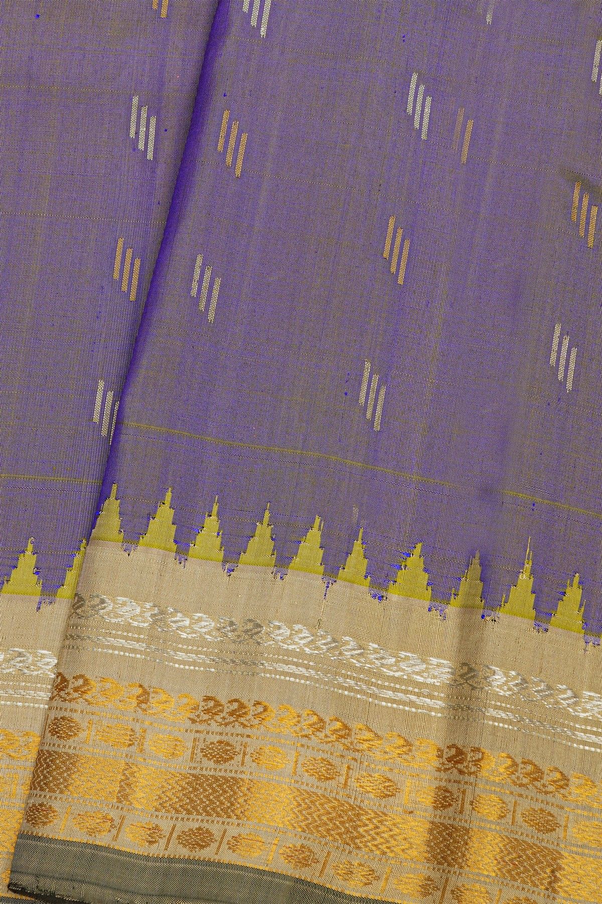 Gadwal Silk Dual Colour Saree