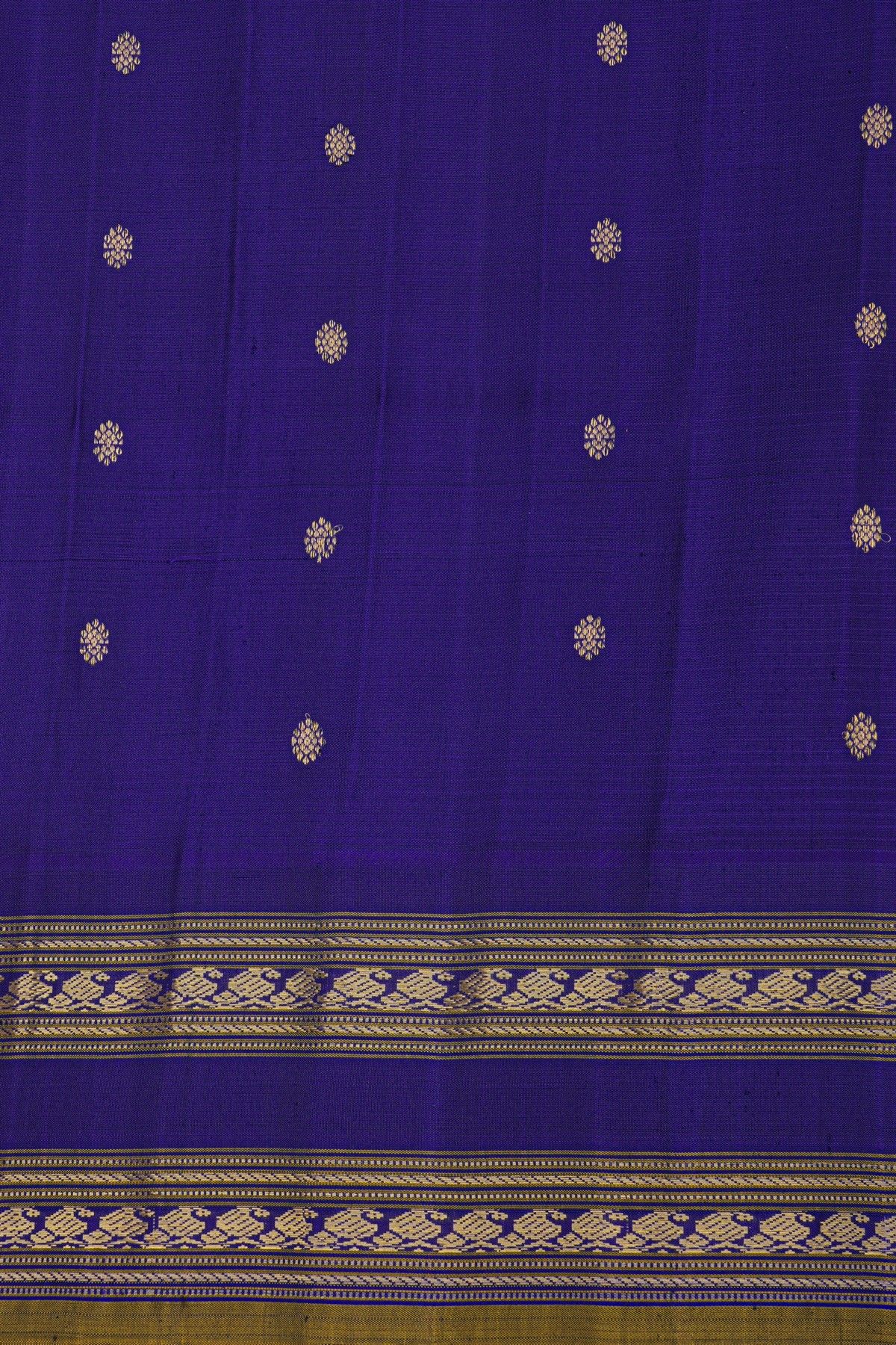 Gadwal Silk Magenta Saree