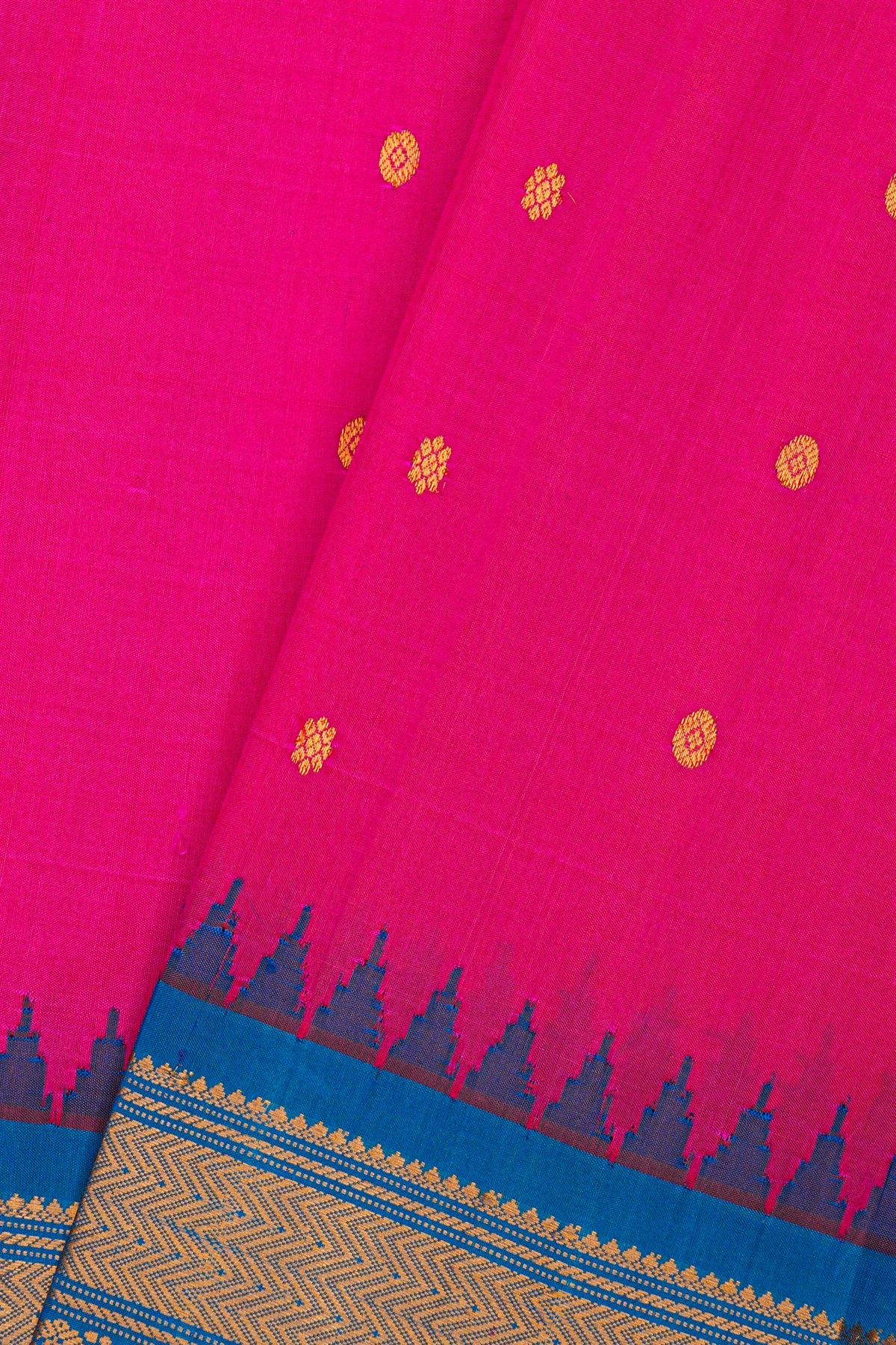 Gadwal Silk Pink Saree