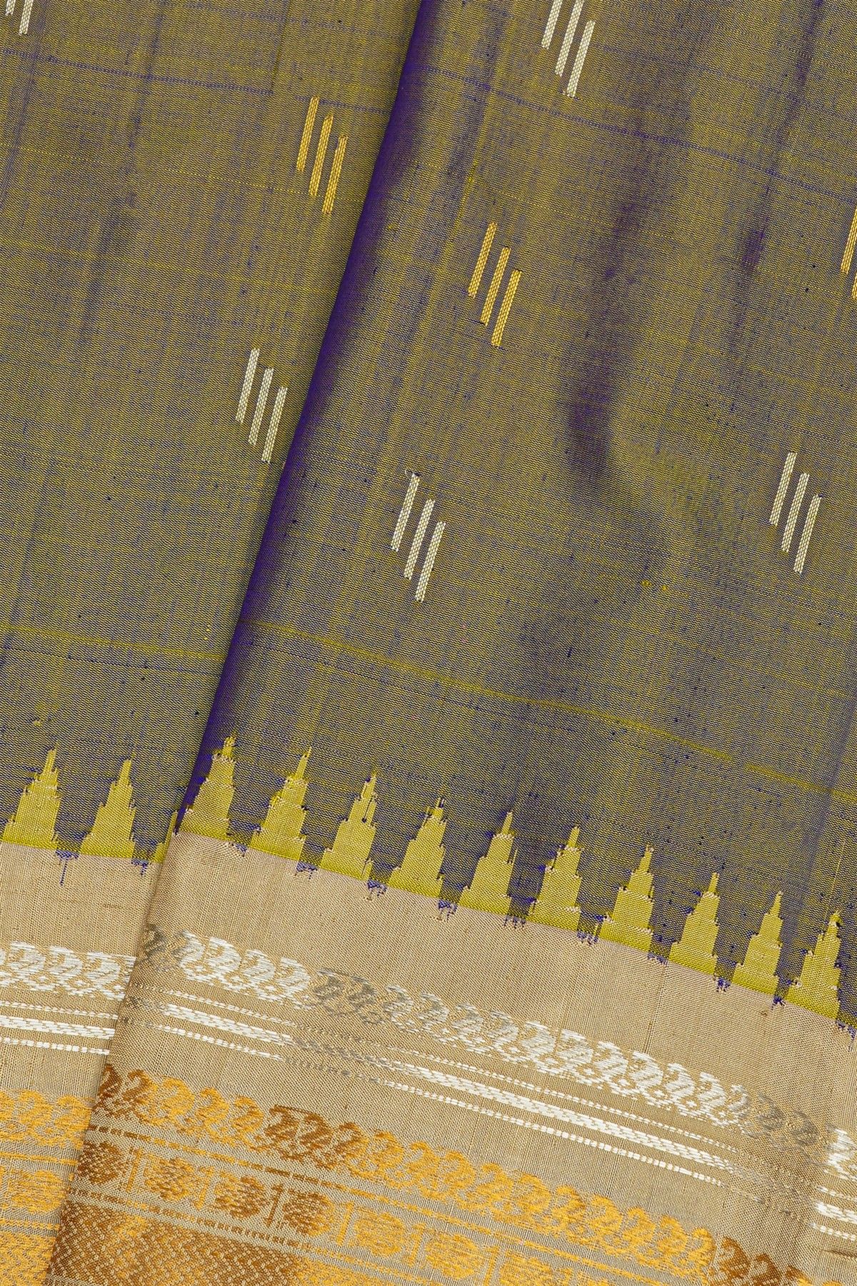 Gadwal Silk Dual Colour Saree