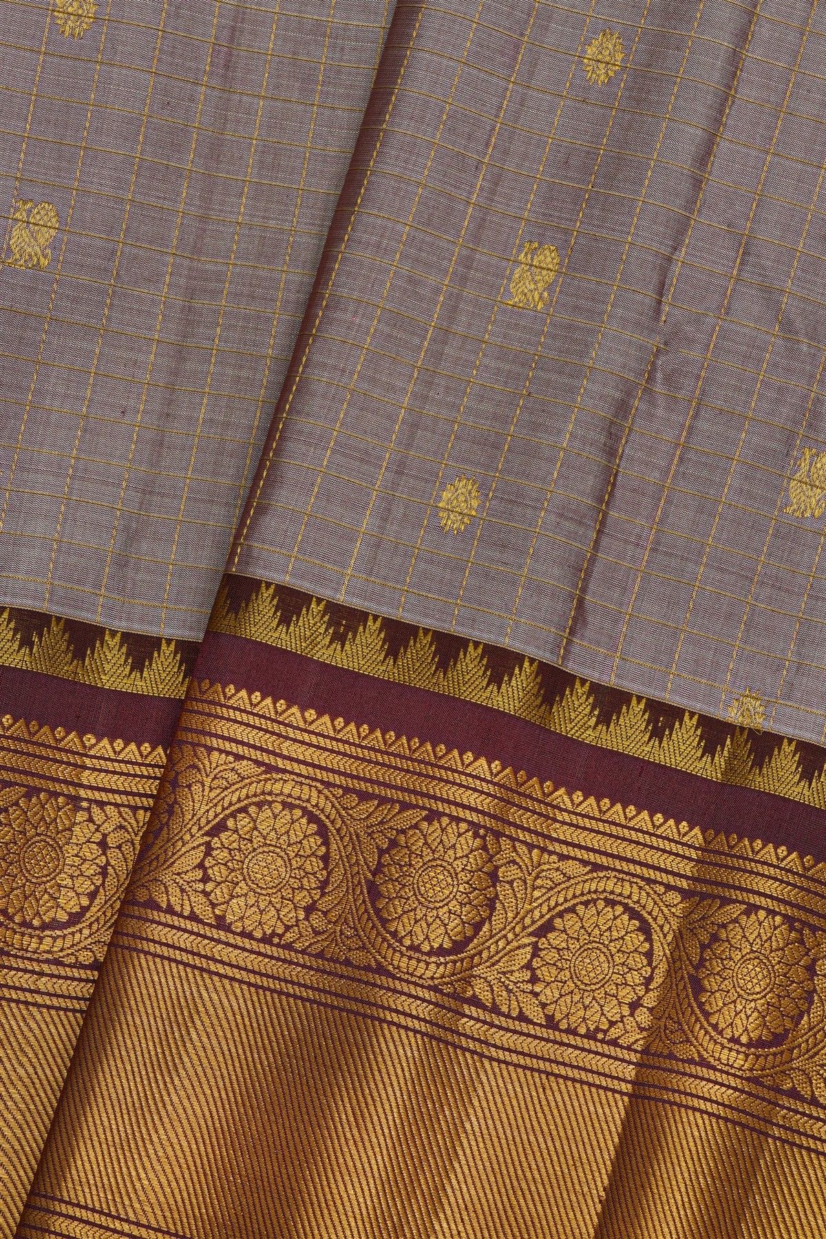 Gadwal Silk Light Purple Saree