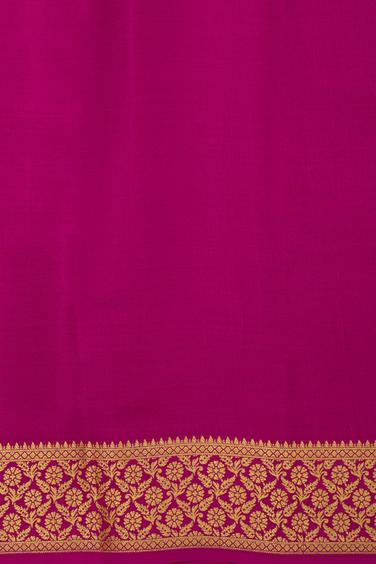 Mysore Crepe Magenta Saree