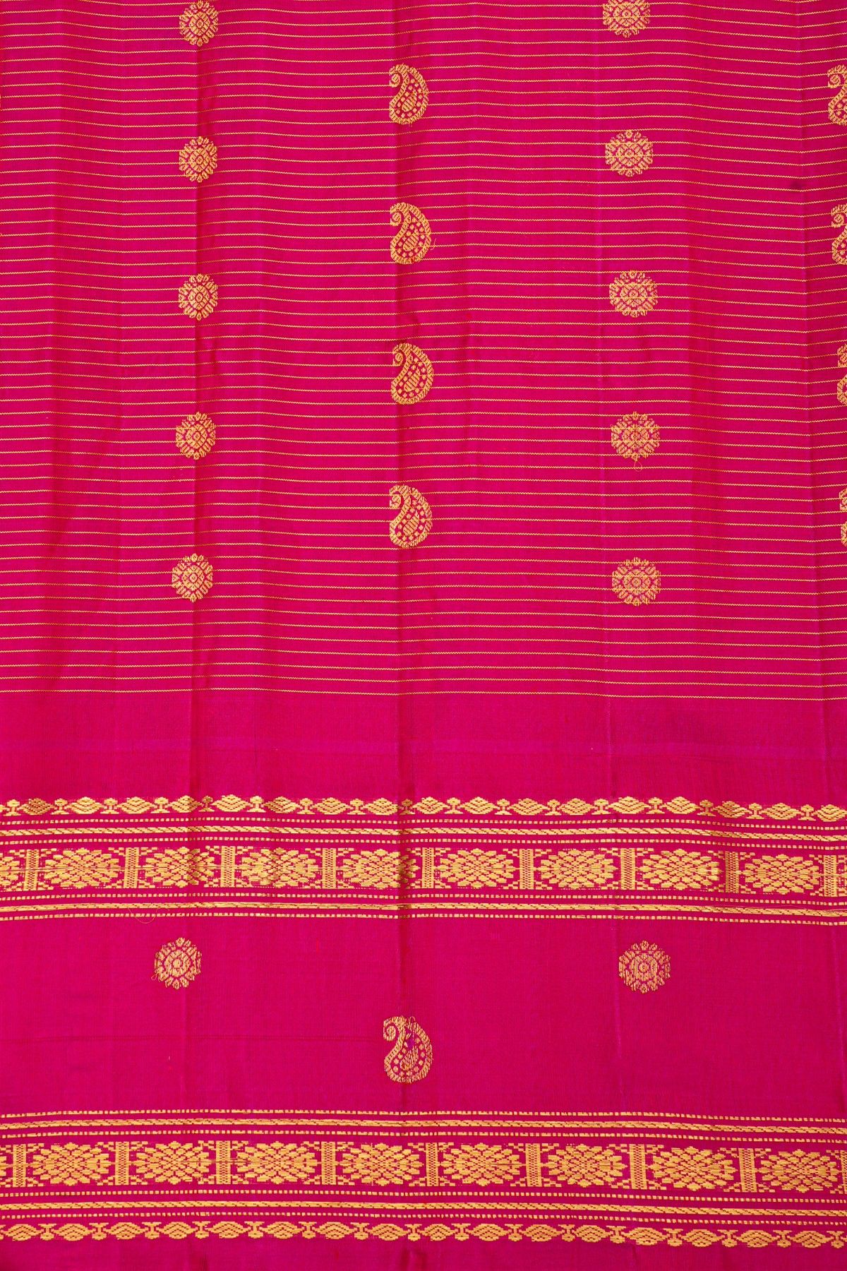 Gadwal Silk Sea Blue Saree