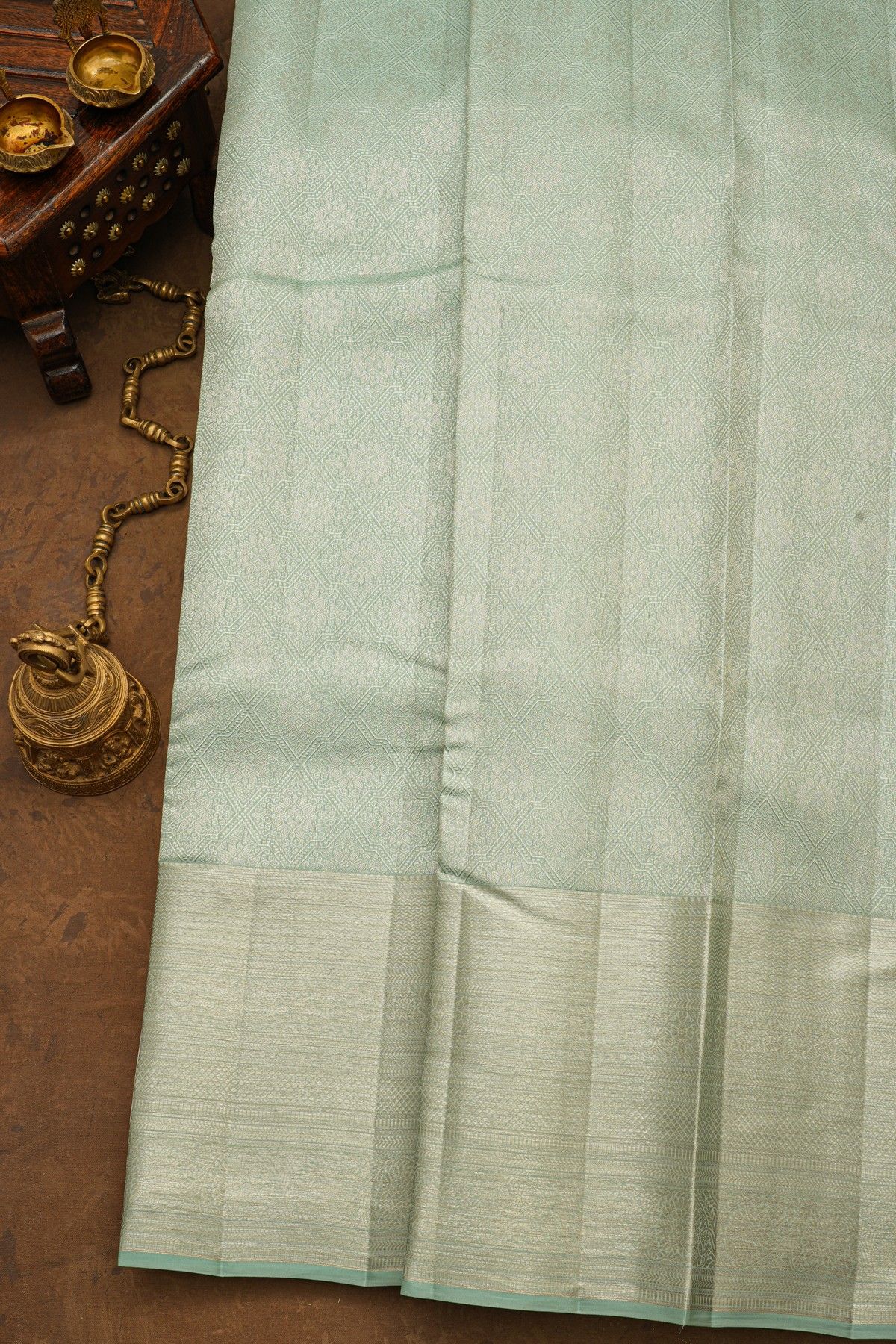 Kancheepuram Silk Light Blue Saree