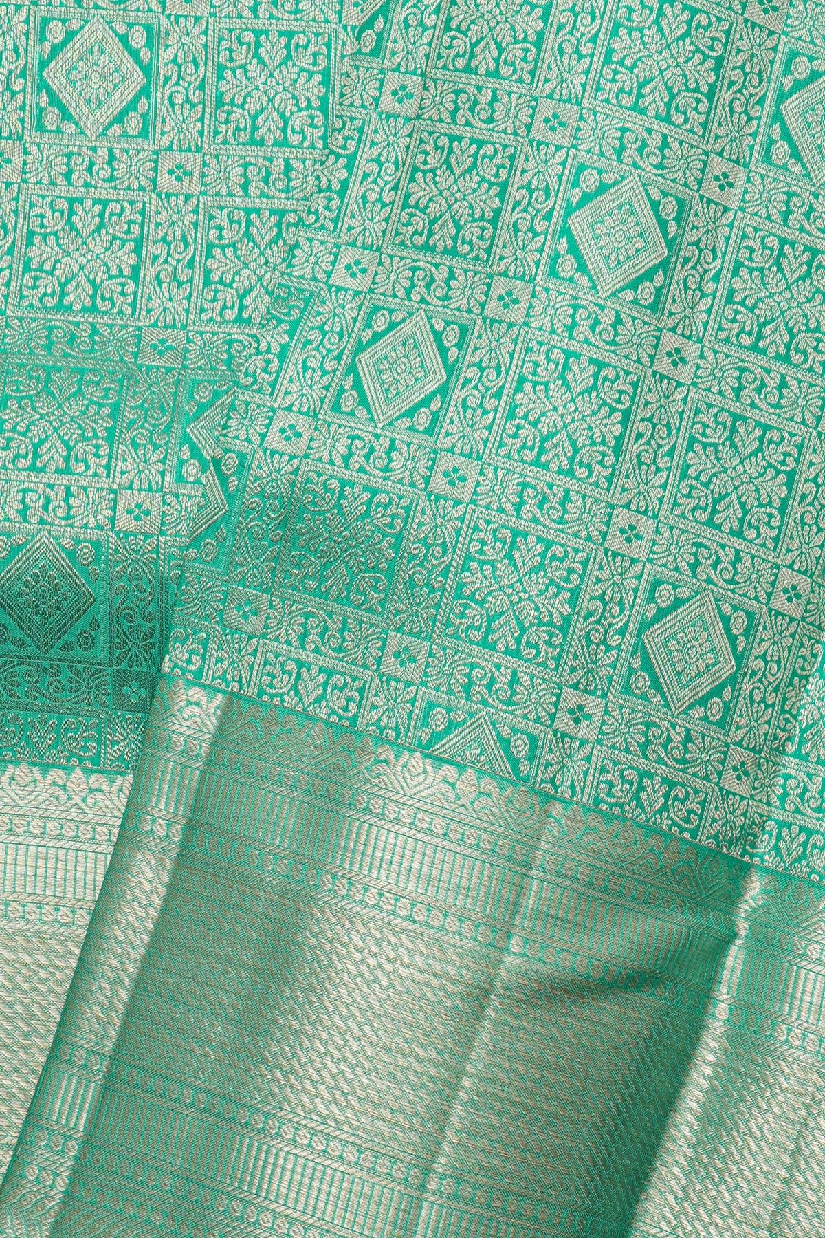 Kancheepuram Silk Sea Green Saree