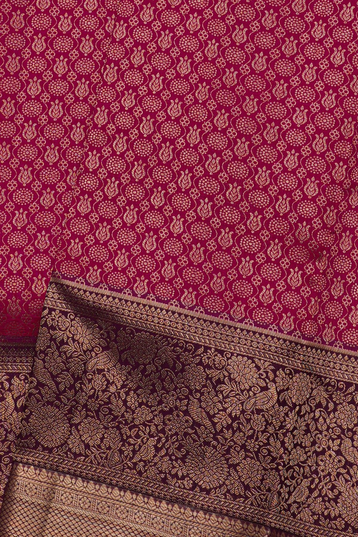 Kancheepuram Silk Pink Saree